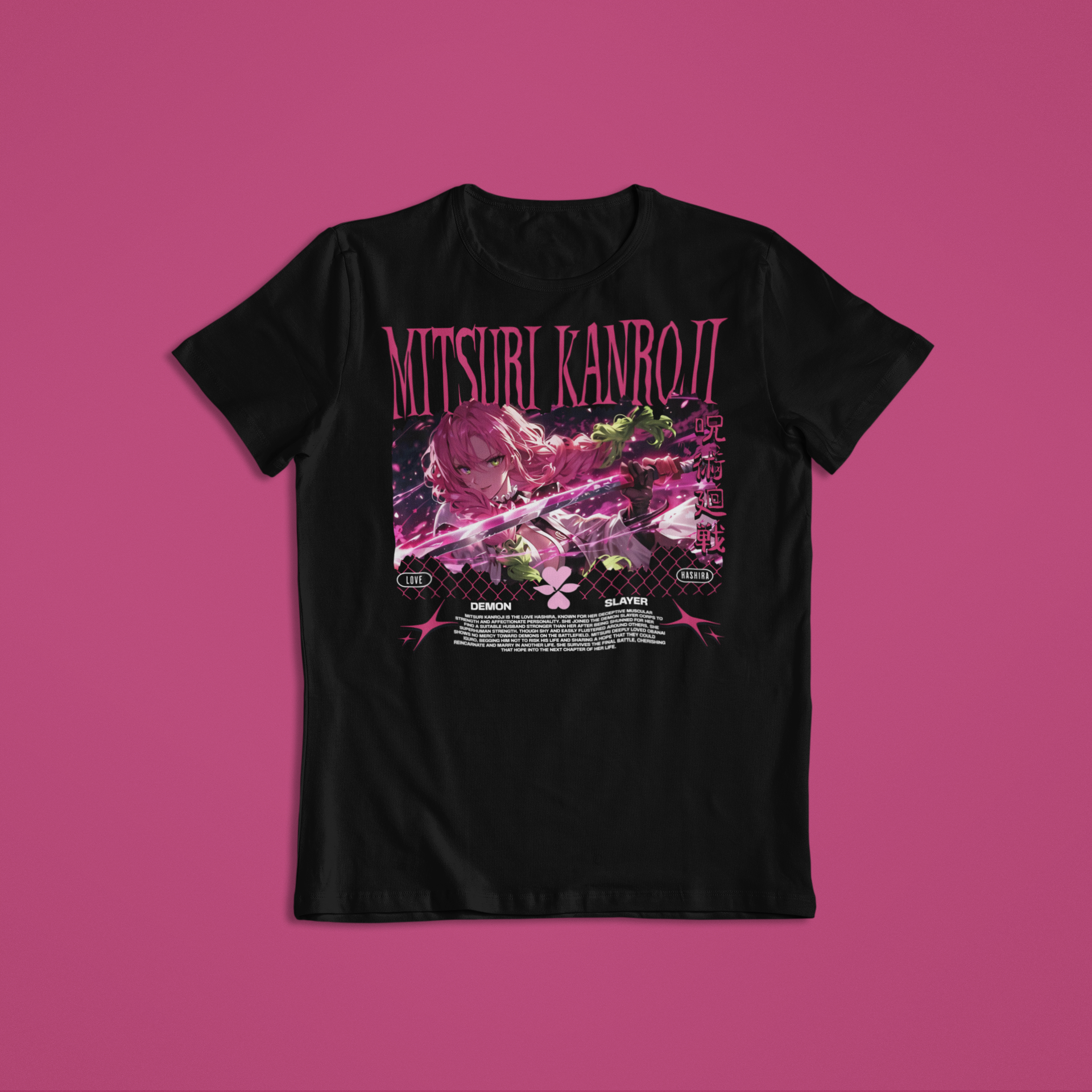 Demon Slayer: Mitsuri Kanroji –  Anime T-Shirt / Hoodie / Sweater | Cool Anime Streetwear