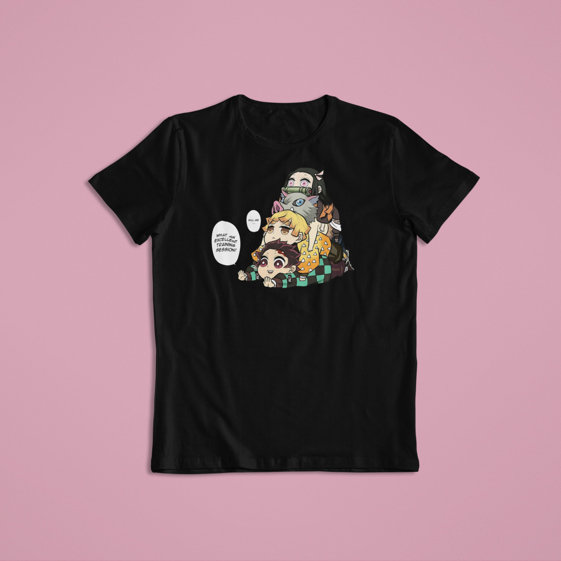 Demon Slayer Chibi: CUSTOM text –  Anime T-Shirt / Hoodie / Sweater | Cool Anime Streetwear