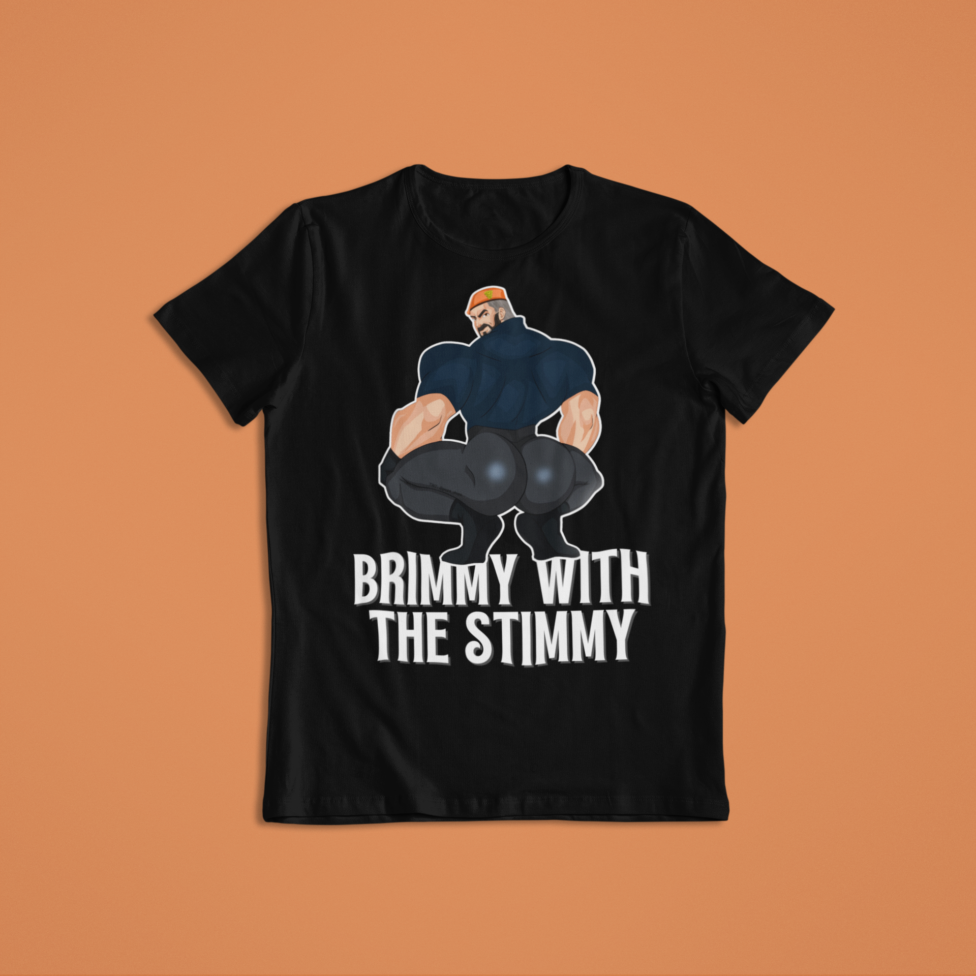 Brimmy with the Stimmy: Valorant Brimstone - Funny T-Shirt / Hoodie / Sweater | Gaming Streetwear