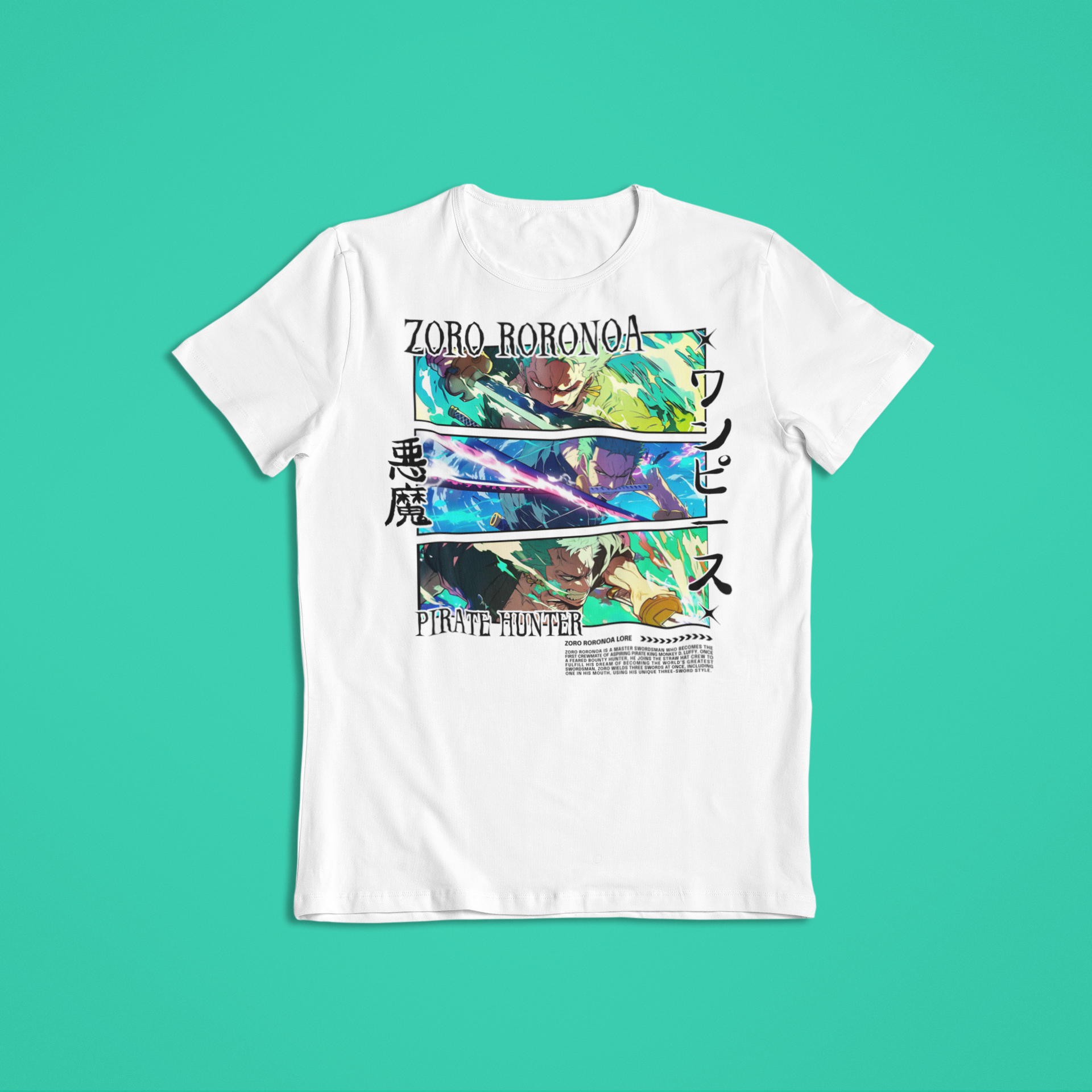 One Piece: Zoro Roronoa –  Anime T-Shirt / Hoodie / Sweater | Cool Anime Streetwear