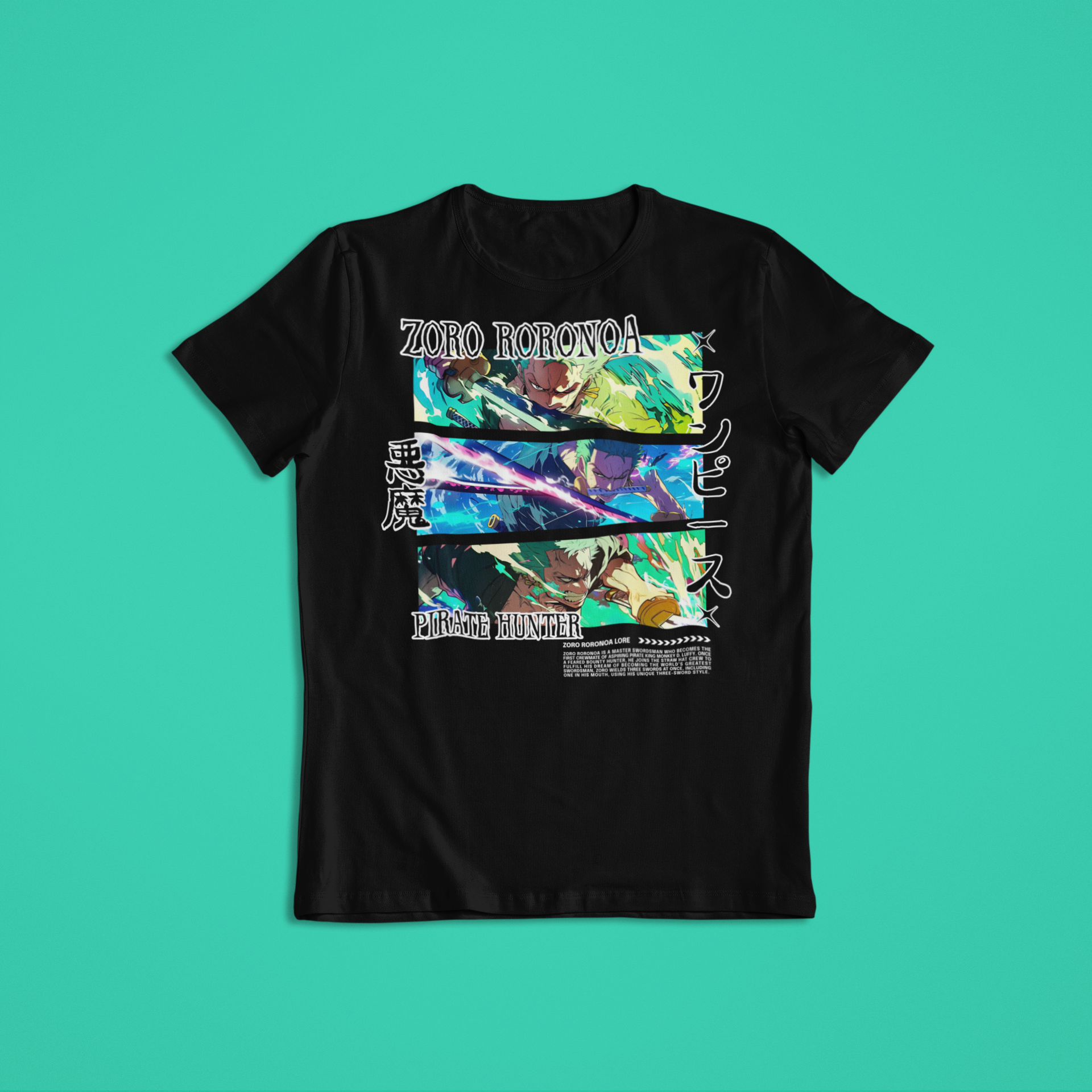 One Piece: Zoro Roronoa –  Anime T-Shirt / Hoodie / Sweater | Cool Anime Streetwear
