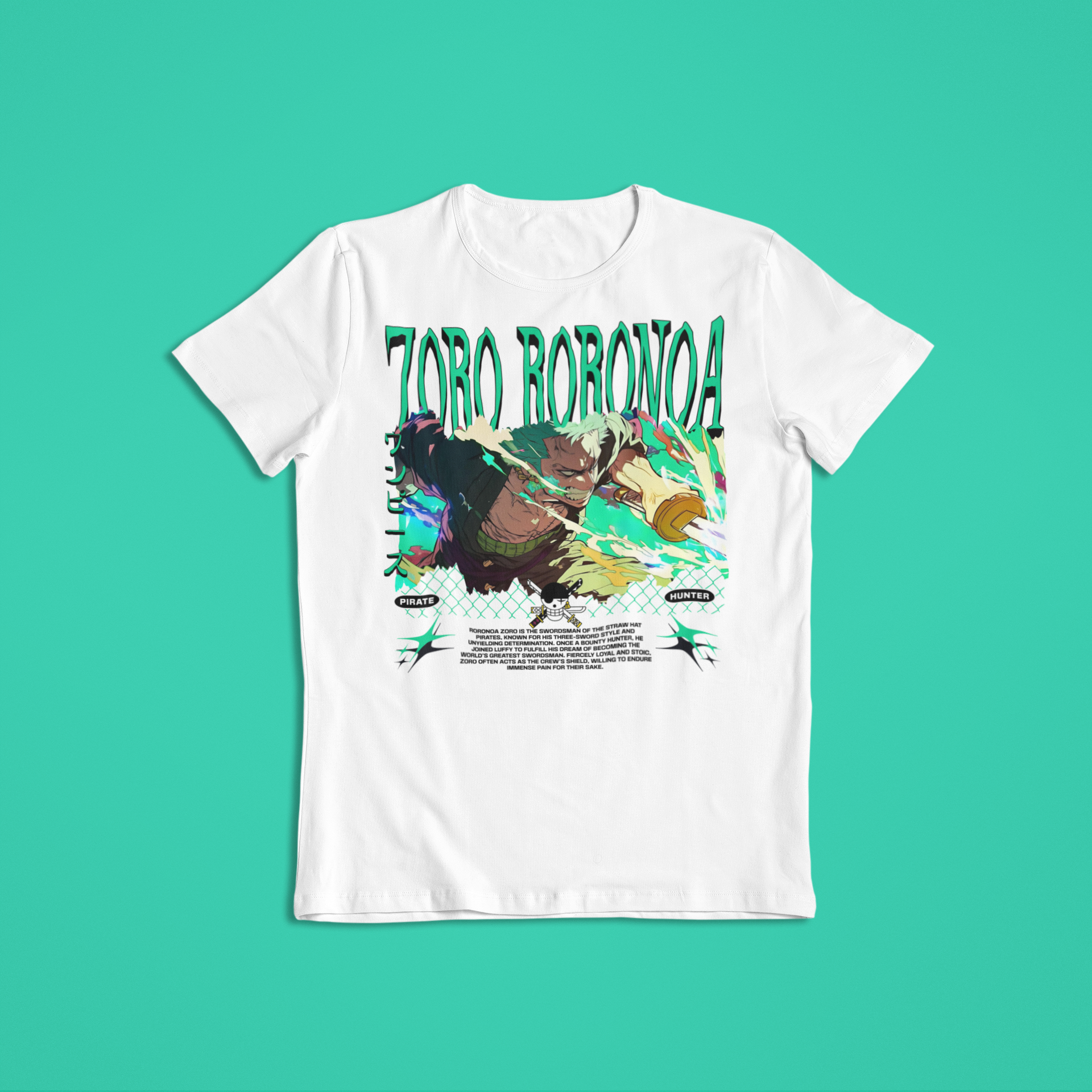 One Piece: Zoro Roronoa –  Anime T-Shirt / Hoodie / Sweater | Cool Anime Streetwear