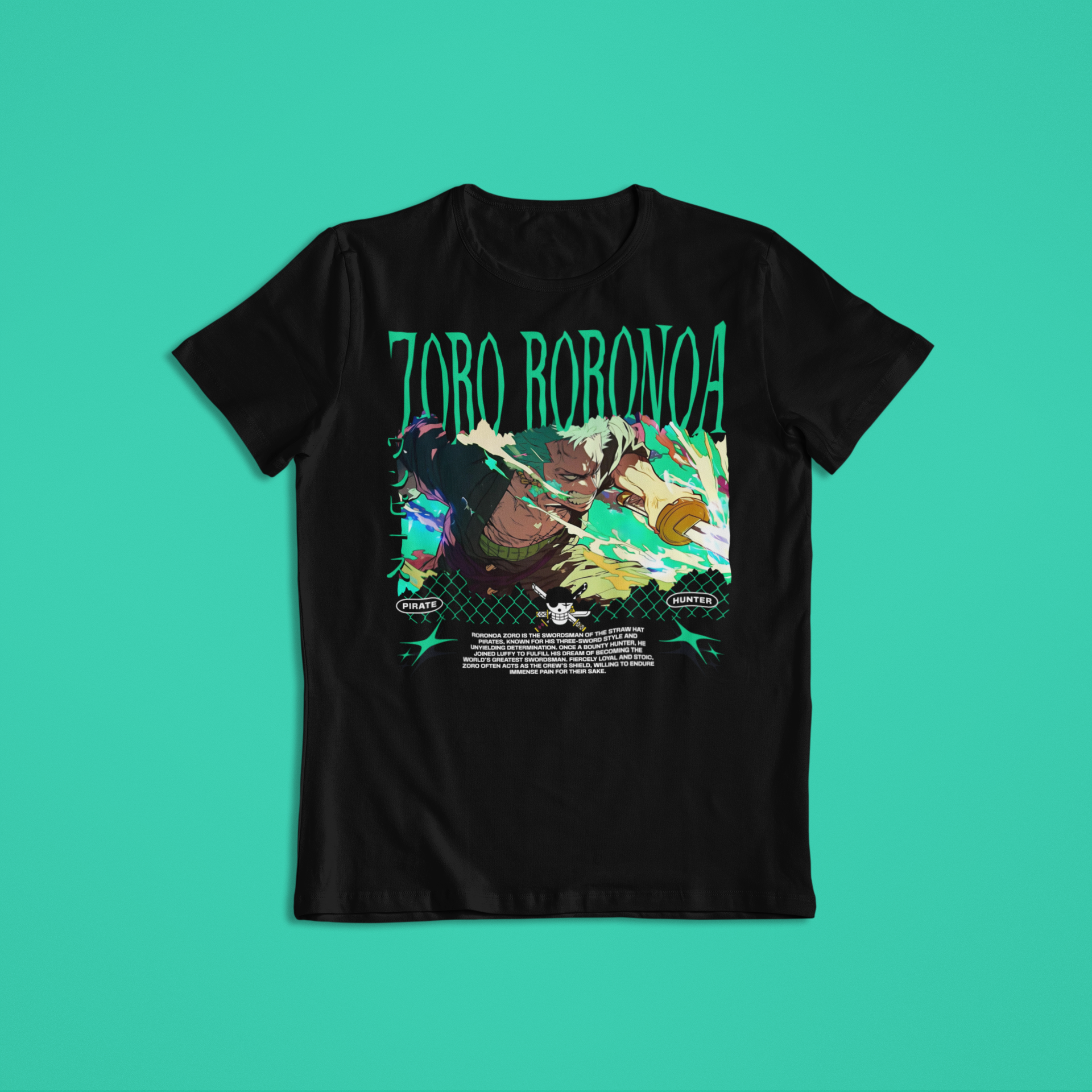 One Piece: Zoro Roronoa –  Anime T-Shirt / Hoodie / Sweater | Cool Anime Streetwear
