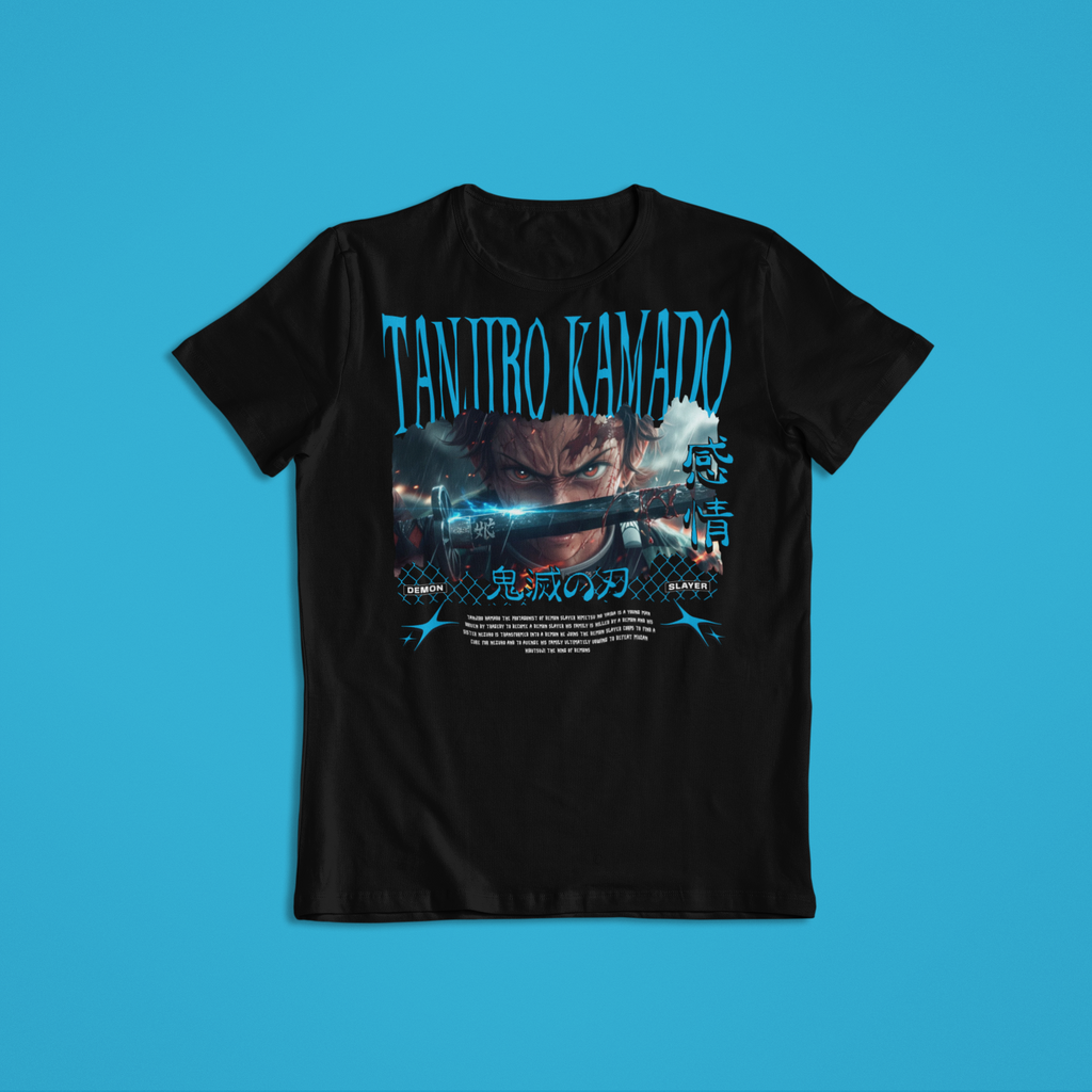 Demon Slayer: Tanjiro Kamado –  Anime T-Shirt / Hoodie / Sweater Front Graphic Tee | Tanjiro Streetwear