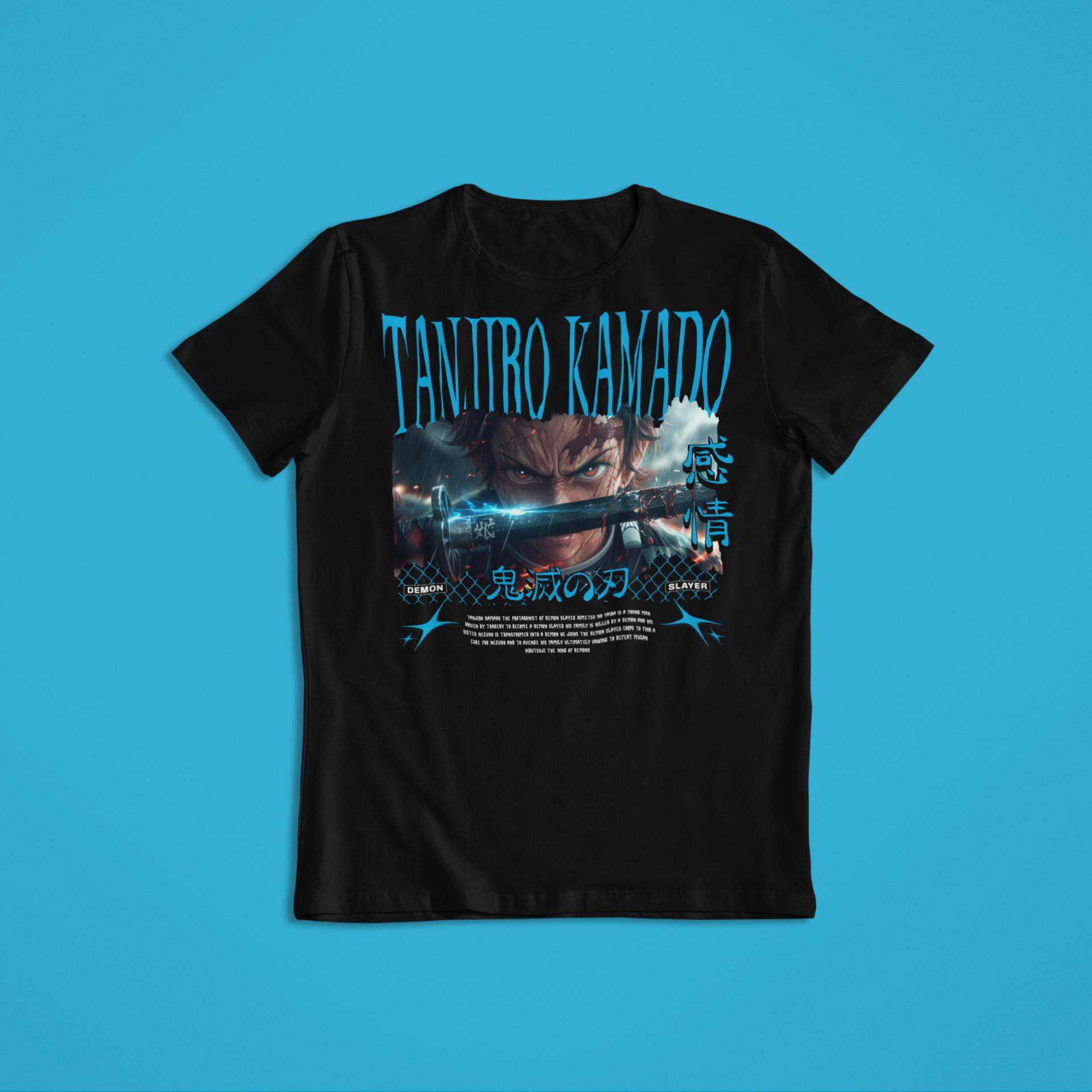 Demon Slayer: Tanjiro Kamado –  Anime T-Shirt / Hoodie / Sweater Front Graphic Tee | Tanjiro Streetwear