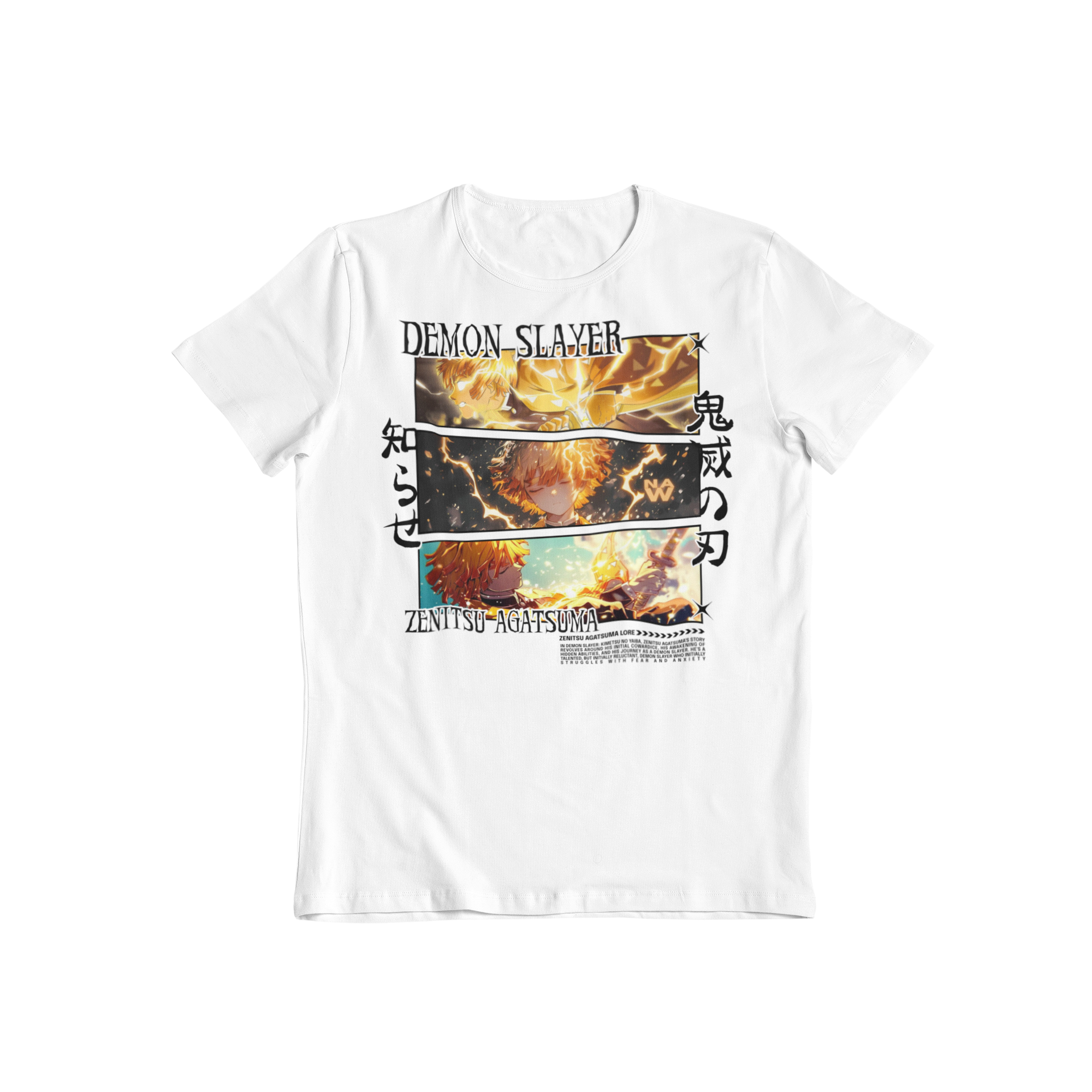 Demon Slayer: Zenitsu Agatsuma –  Anime T-Shirt / Hoodie / Sweater | Cool Anime Streetwear