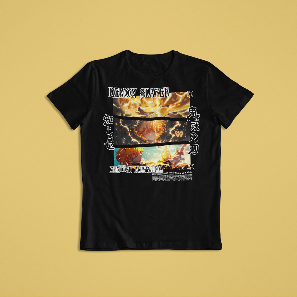Demon Slayer: Zenitsu Agatsuma –  Anime T-Shirt / Hoodie / Sweater | Cool Anime Streetwear
