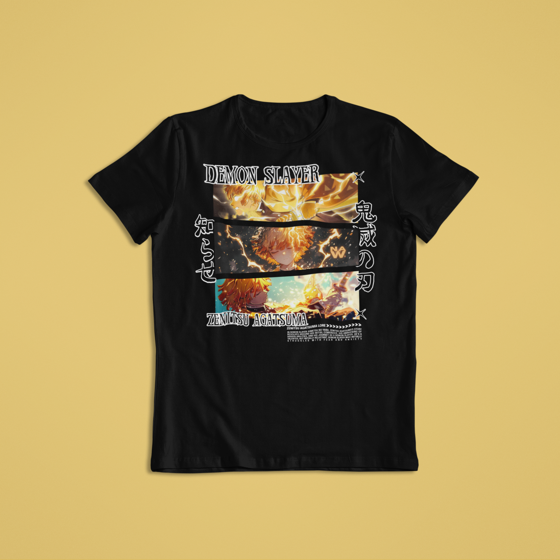 Demon Slayer: Zenitsu Agatsuma –  Anime T-Shirt / Hoodie / Sweater | Cool Anime Streetwear