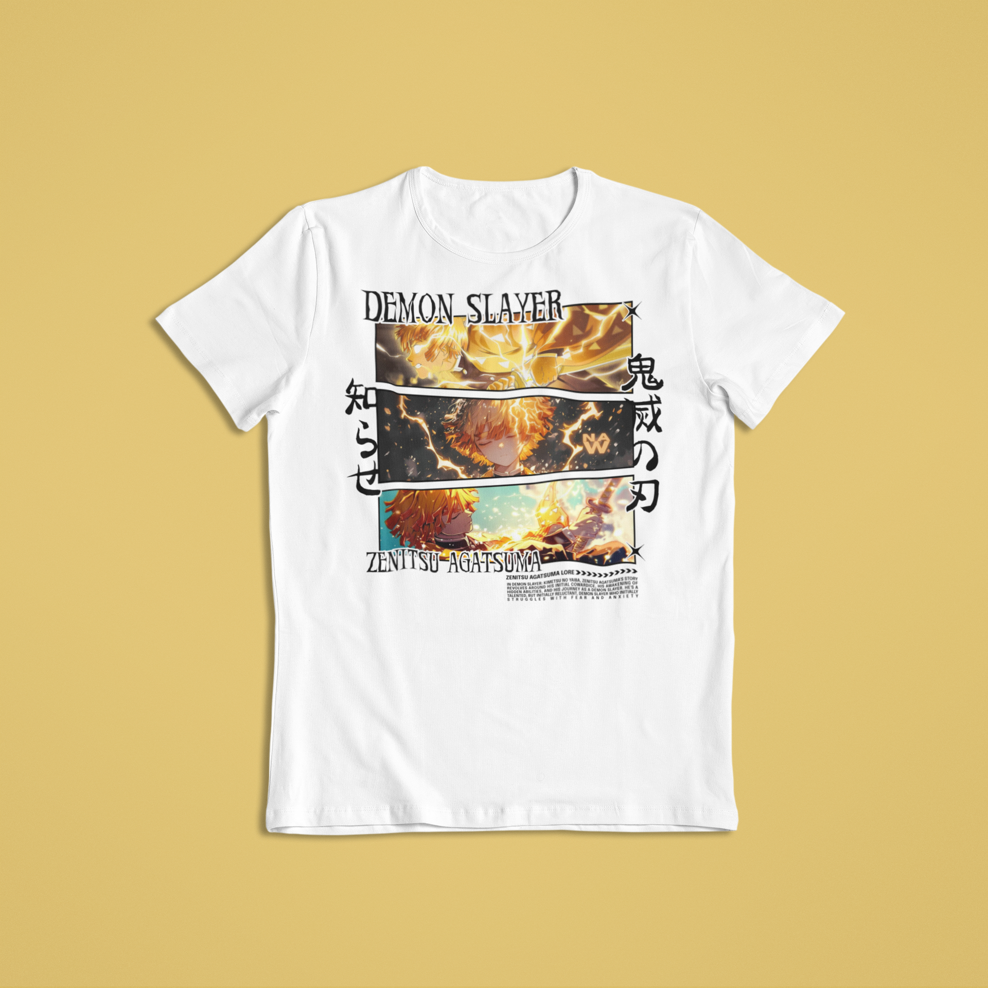 Demon Slayer: Zenitsu Agatsuma –  Anime T-Shirt / Hoodie / Sweater | Cool Anime Streetwear