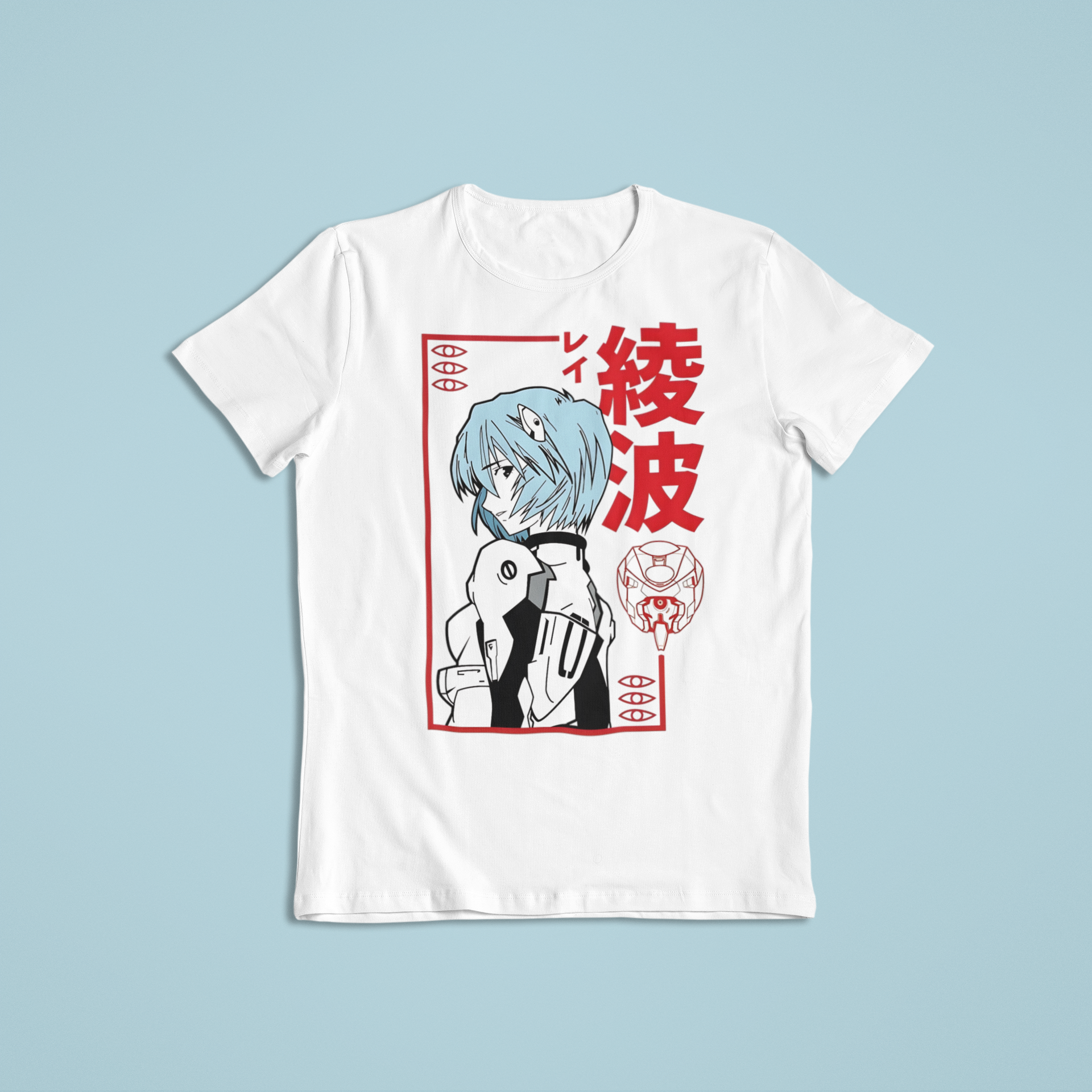 Neon Genesis Evangelion: Rei Ayanami –  Anime T-Shirt / Hoodie / Sweater | Cool Anime Streetwear