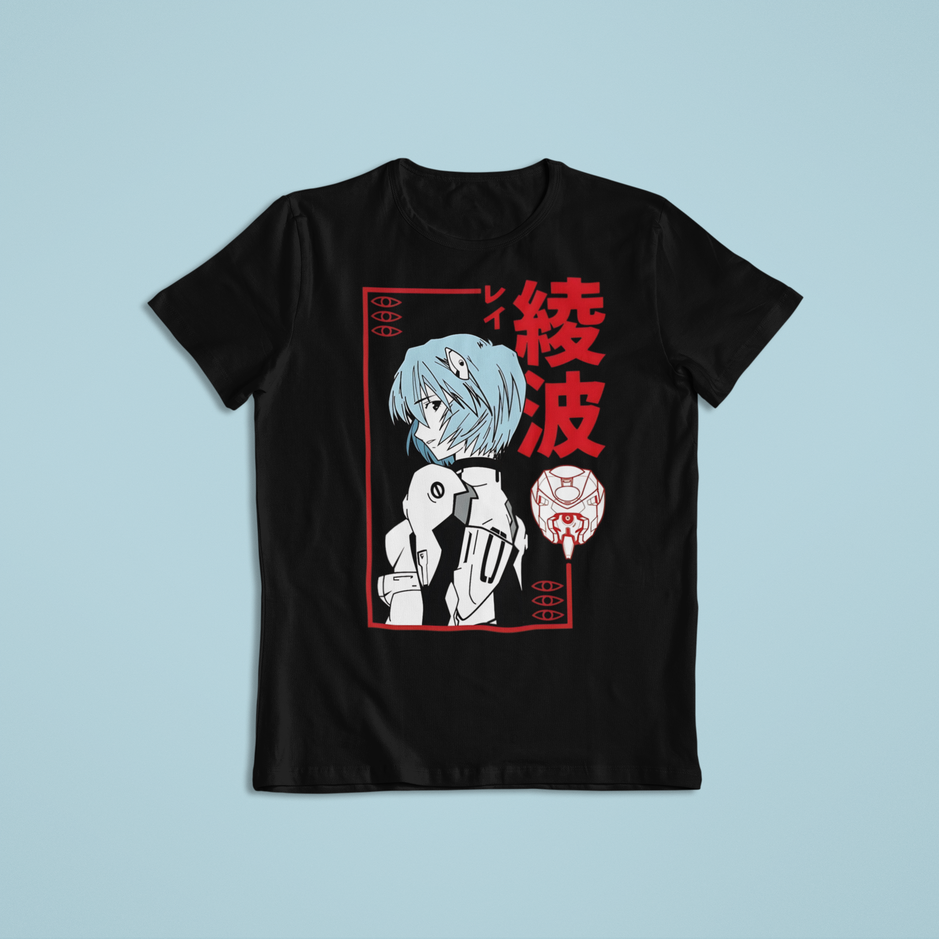 Neon Genesis Evangelion: Rei Ayanami –  Anime T-Shirt / Hoodie / Sweater | Cool Anime Streetwear