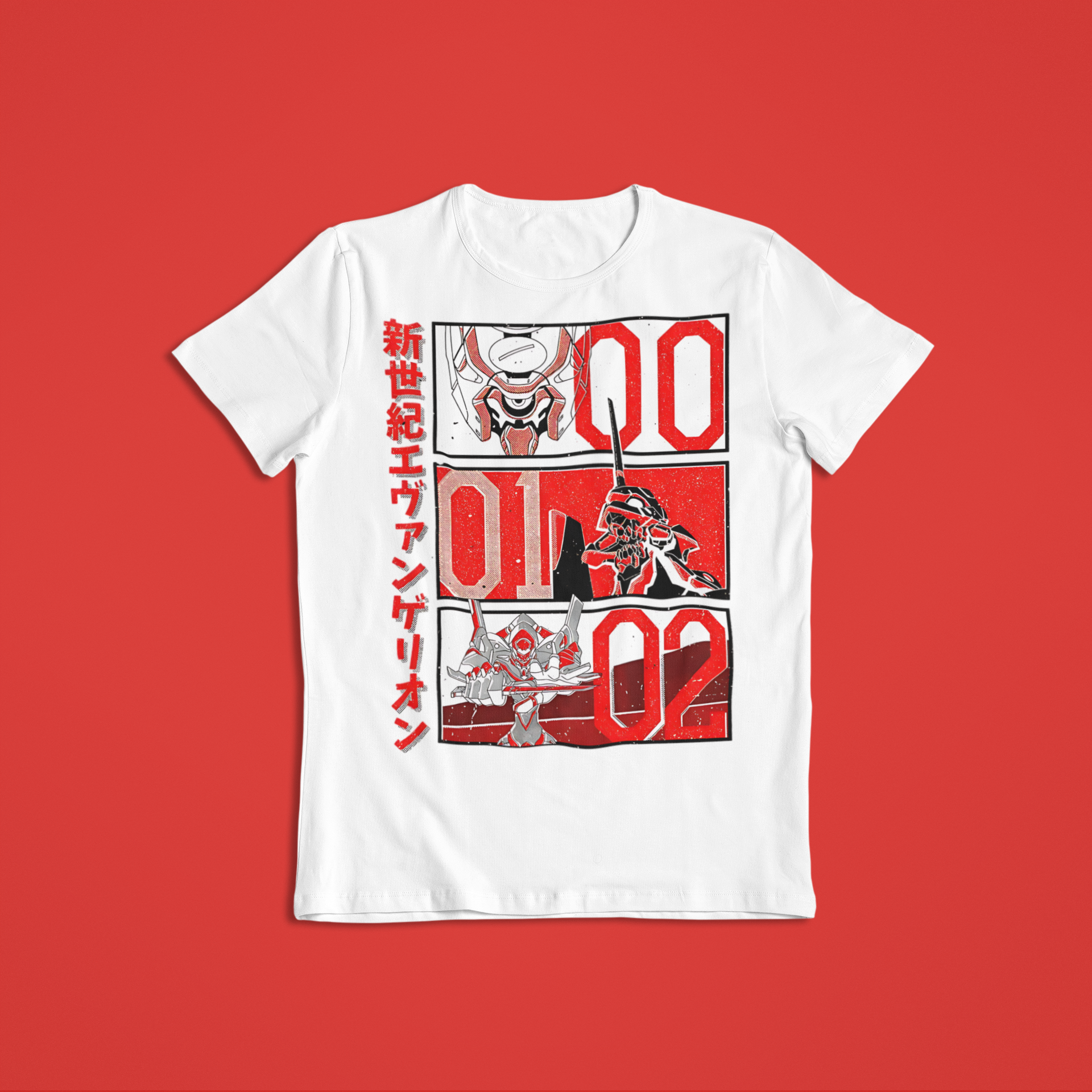 Neon Genesis Evangelion: Unit 00 · 01 · 02 –  Anime T-Shirt / Hoodie / Sweater | Cool Anime Streetwear