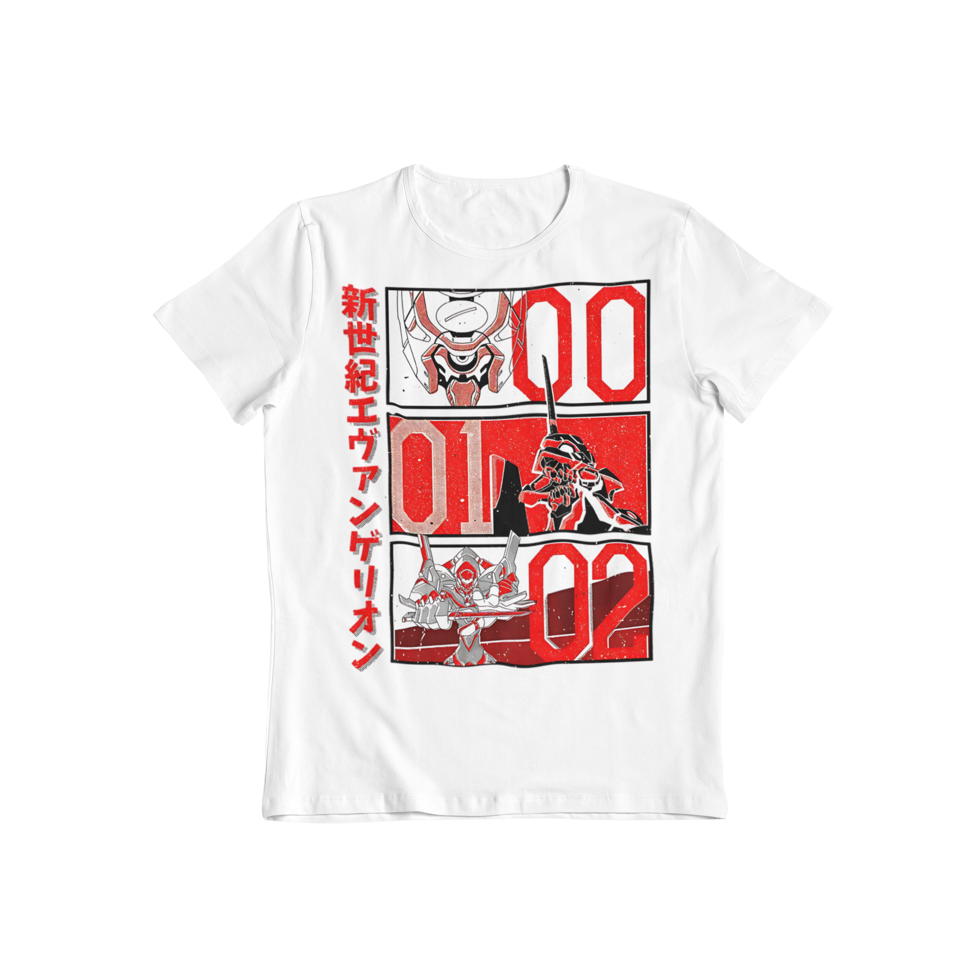 Neon Genesis Evangelion: Unit 00 · 01 · 02 –  Anime T-Shirt / Hoodie / Sweater | Cool Anime Streetwear