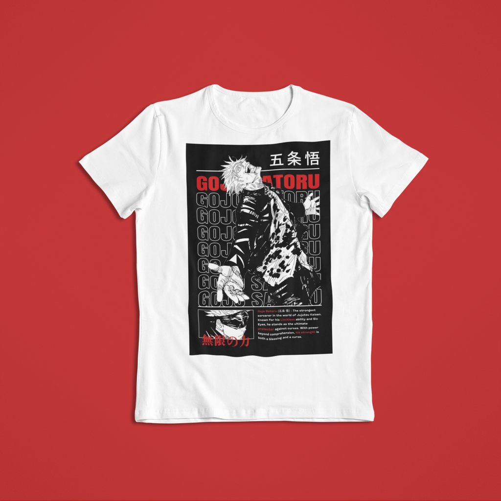 Jujutsu Kaisen: Satoru Gojo –  Anime T-Shirt / Hoodie / Sweater Graphic Tee | Anime Streetwear
