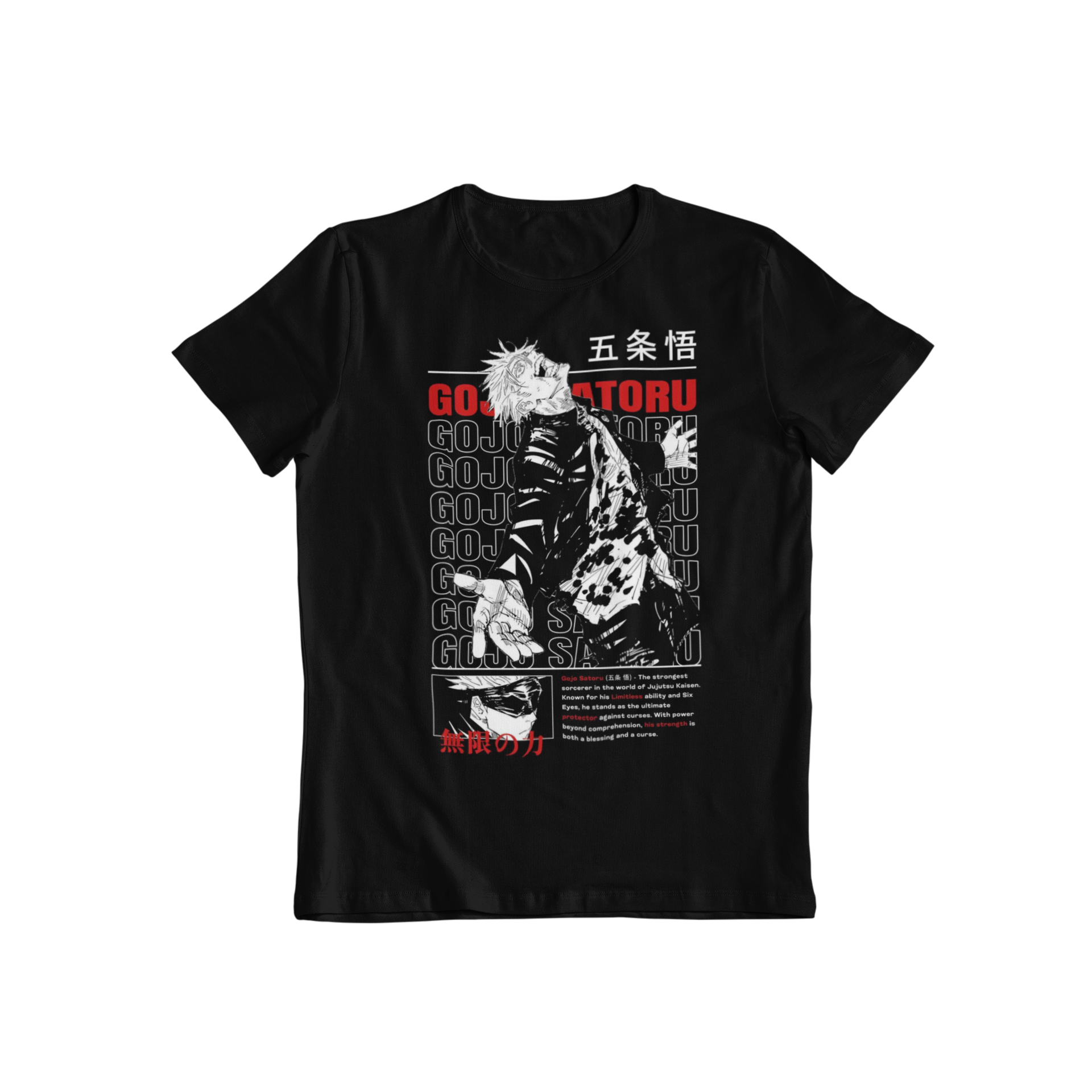 Jujutsu Kaisen: Satoru Gojo –  Anime T-Shirt / Hoodie / Sweater Graphic Tee | Anime Streetwear