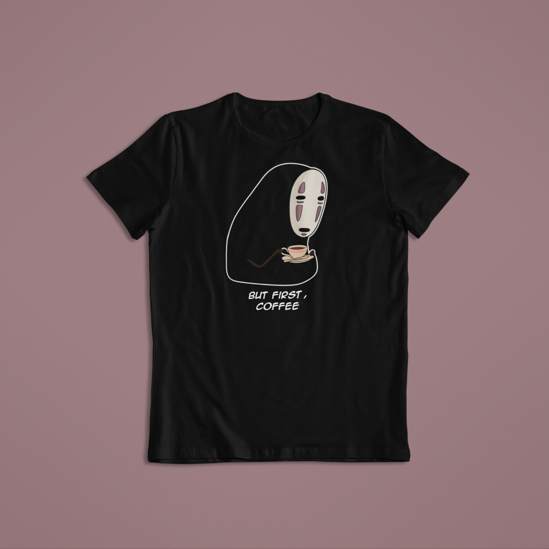 No-Face: Spirited Away Studio Ghibli Meme –  Funny Anime T-Shirt / Hoodie / Sweater | Cool Cute Anime Streetwear