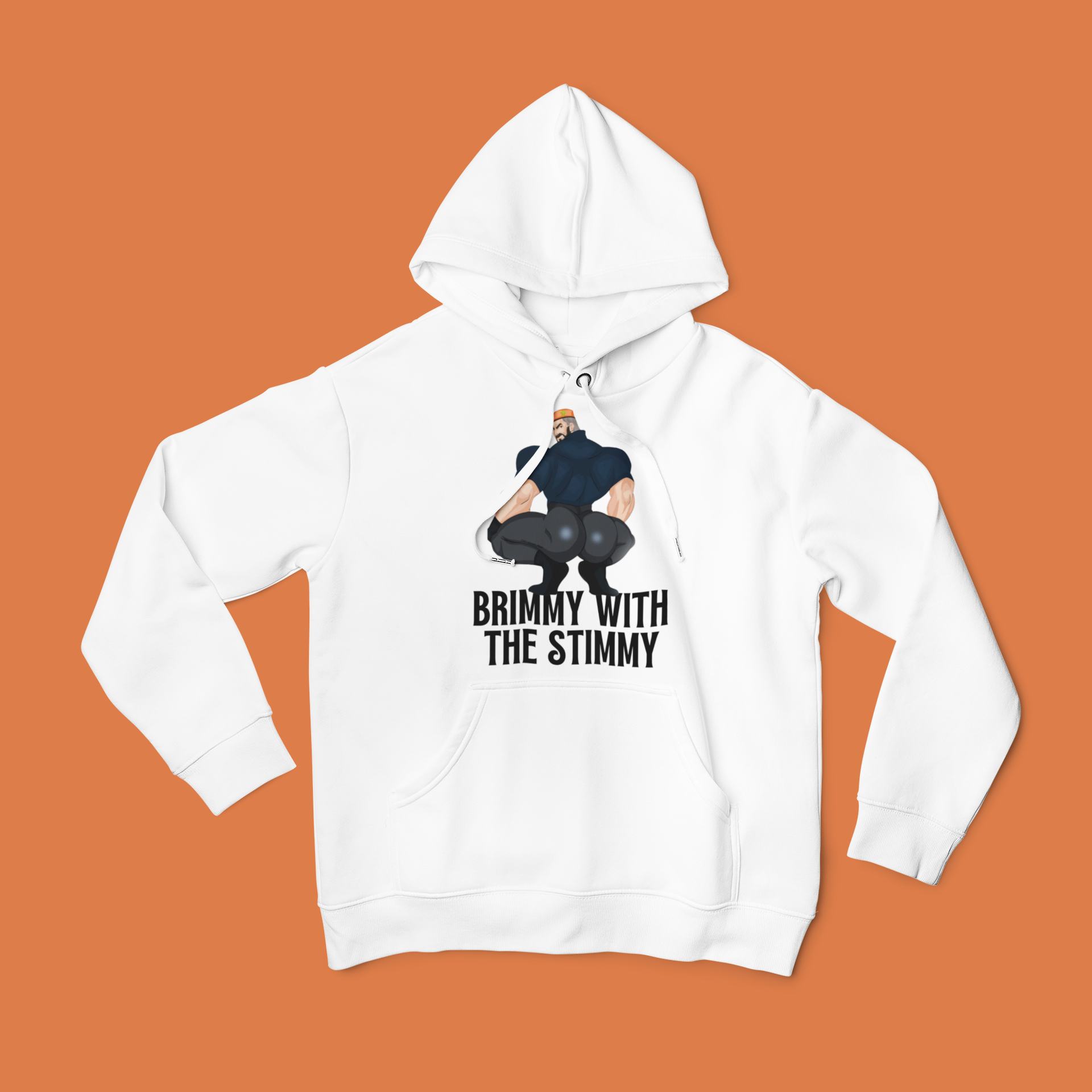 Brimmy with the Stimmy: Valorant Brimstone - Funny T-Shirt / Hoodie / Sweater | Gaming Streetwear