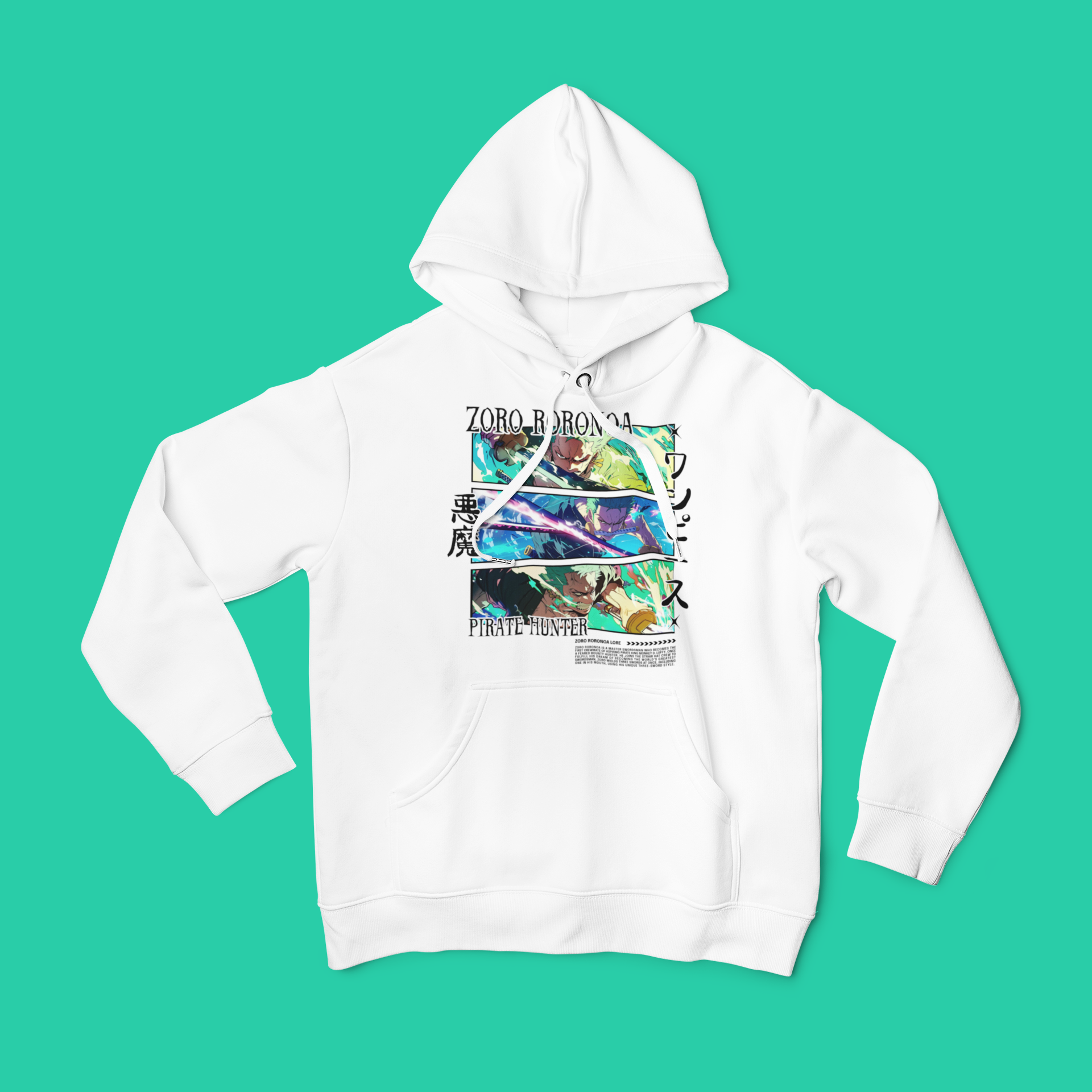 One Piece: Zoro Roronoa –  Anime T-Shirt / Hoodie / Sweater | Cool Anime Streetwear