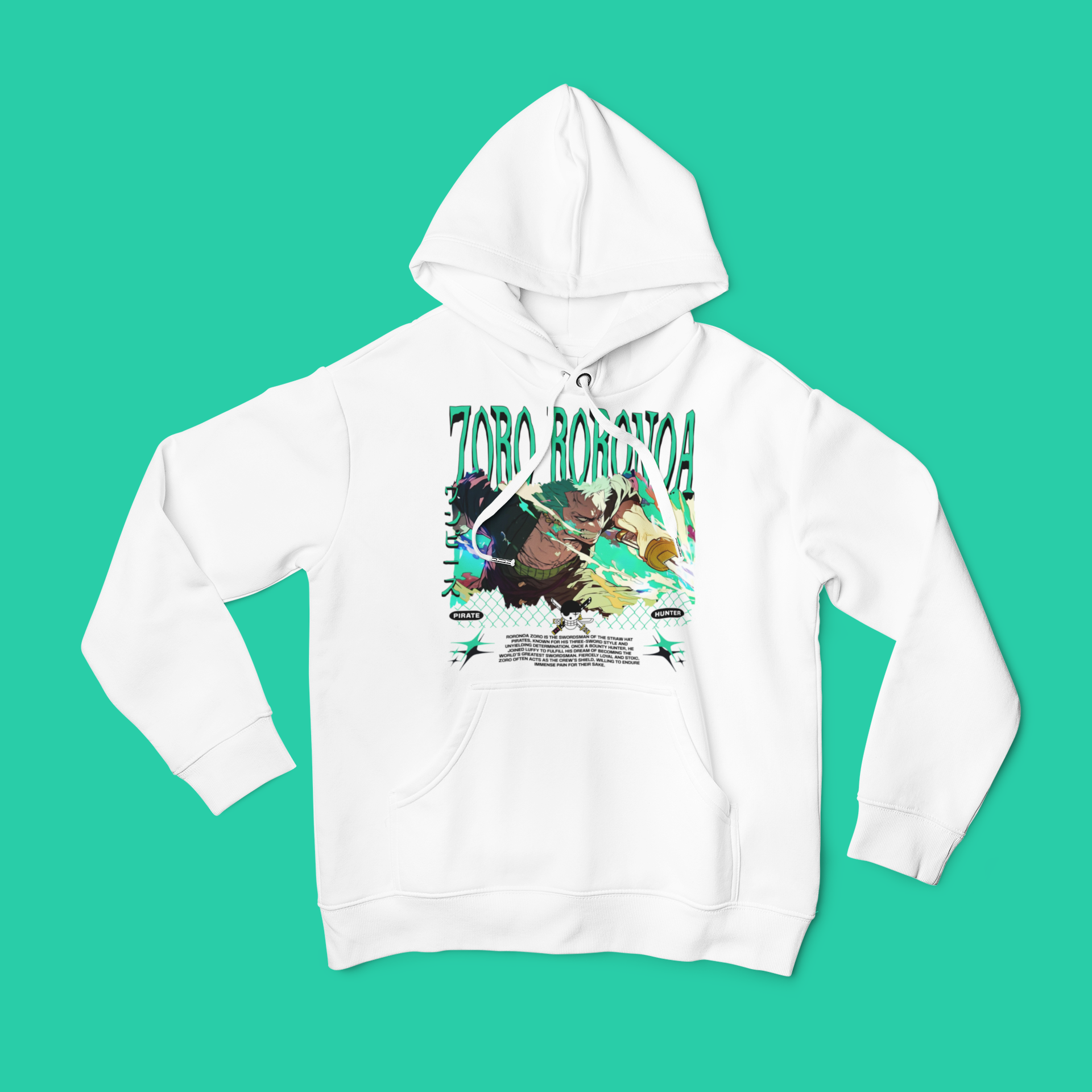 One Piece: Zoro Roronoa –  Anime T-Shirt / Hoodie / Sweater | Cool Anime Streetwear