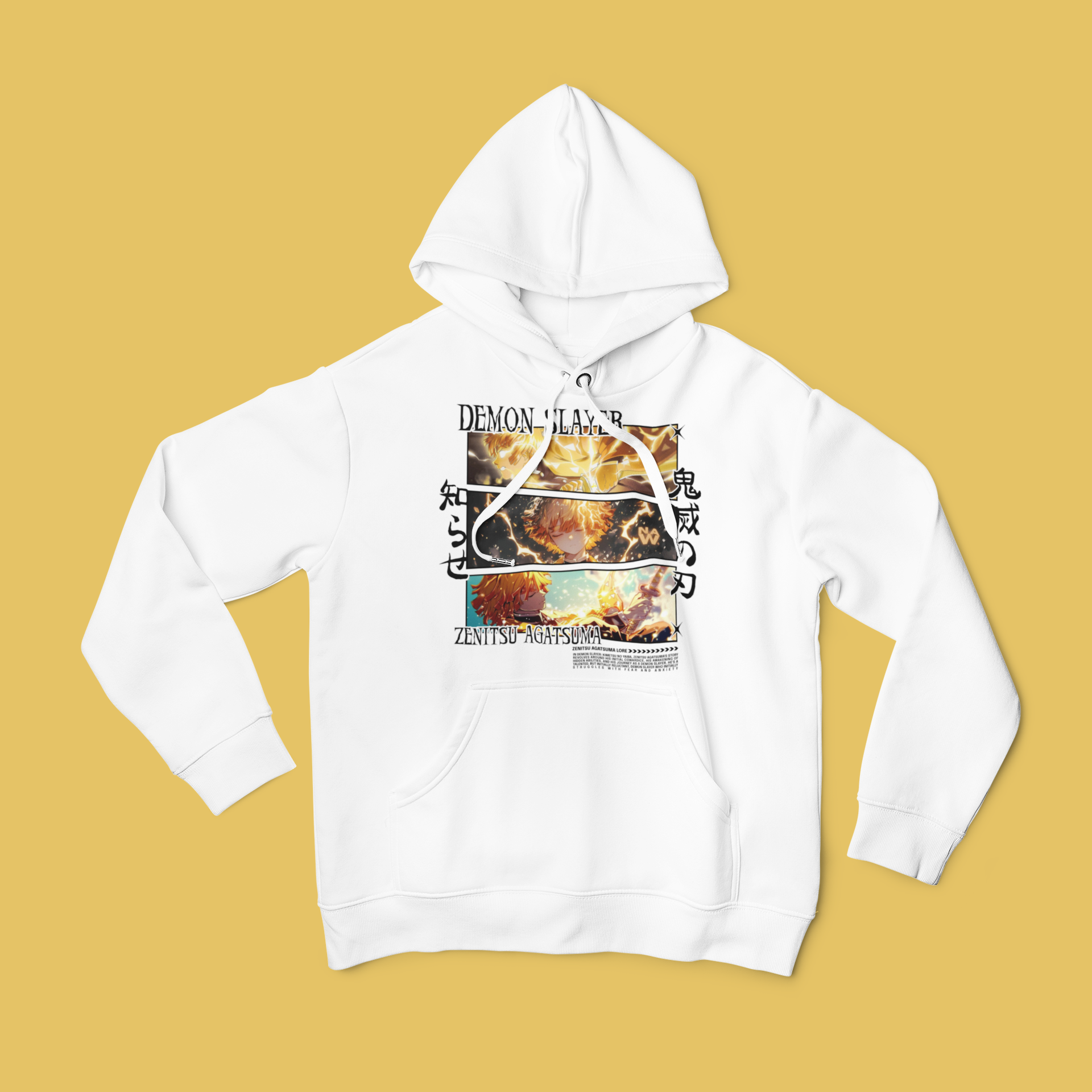 Demon Slayer: Zenitsu Agatsuma –  Anime T-Shirt / Hoodie / Sweater | Cool Anime Streetwear