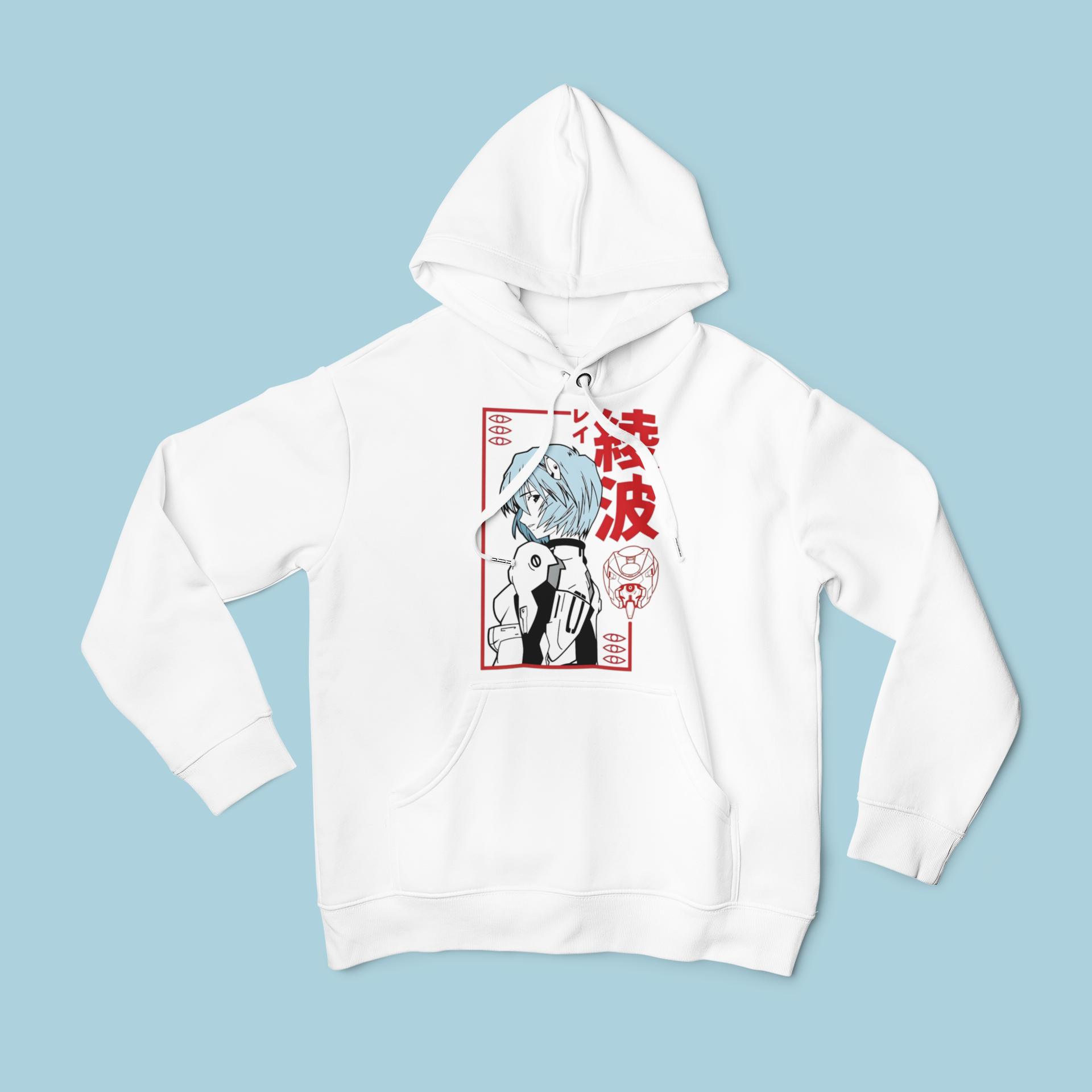 Neon Genesis Evangelion: Rei Ayanami –  Anime T-Shirt / Hoodie / Sweater | Cool Anime Streetwear