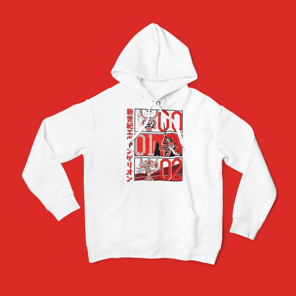 Neon Genesis Evangelion: Unit 00 · 01 · 02 –  Anime T-Shirt / Hoodie / Sweater | Cool Anime Streetwear