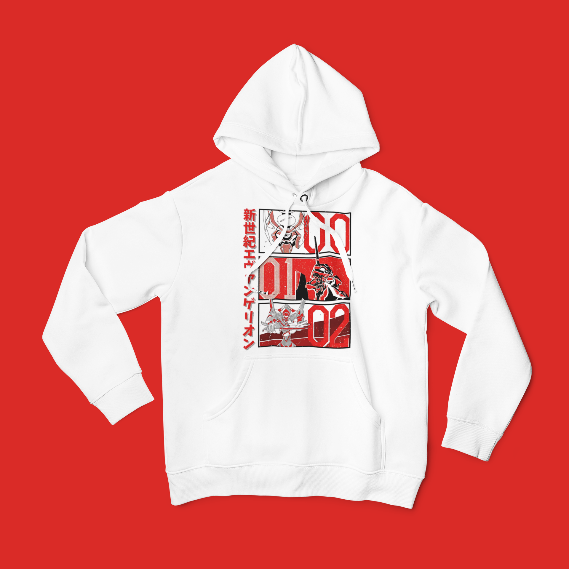 Neon Genesis Evangelion: Unit 00 · 01 · 02 –  Anime T-Shirt / Hoodie / Sweater | Cool Anime Streetwear