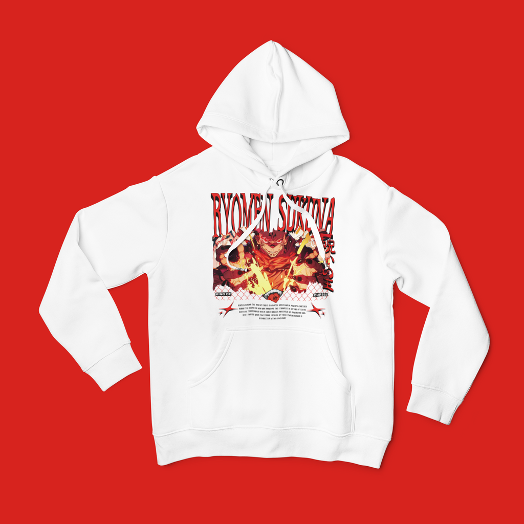 Jujutsu Kaisen: Sukuna –  Anime T-Shirt / Hoodie / Sweater Front & Back Graphic Tee | King of Curses Streetwear