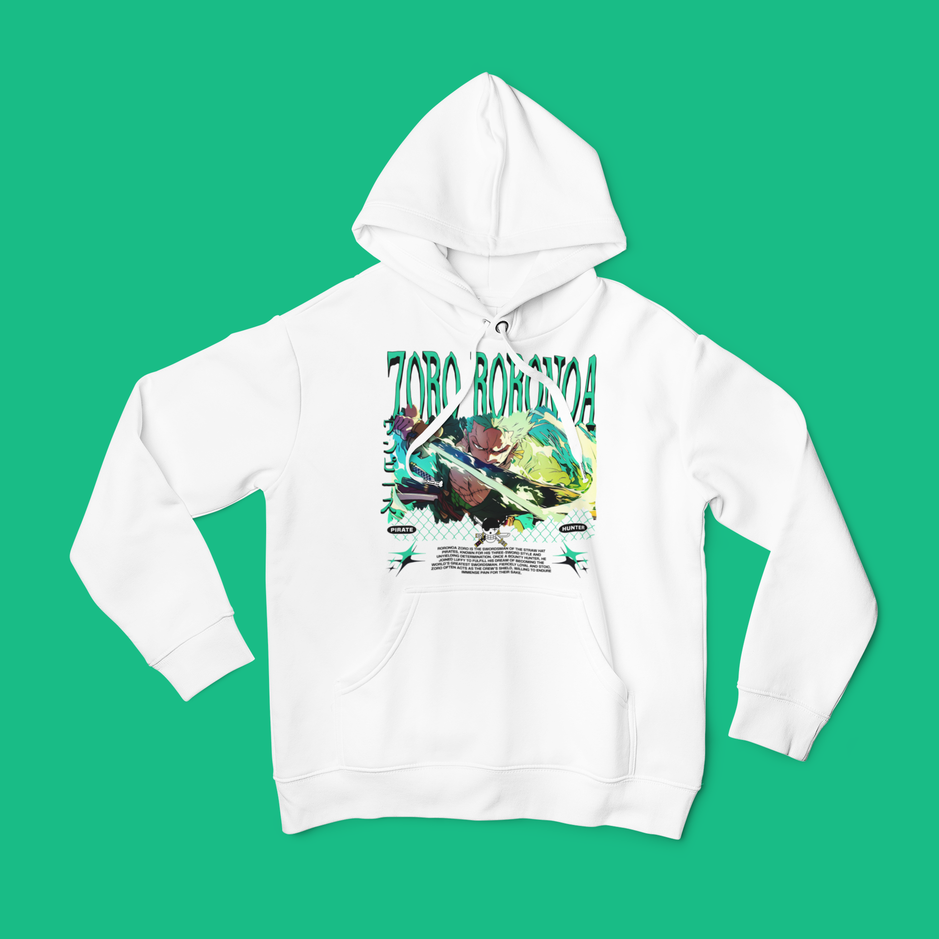 One Piece: Zoro Roronoa –  Anime T-Shirt / Hoodie / Sweater | Cool Anime Streetwear