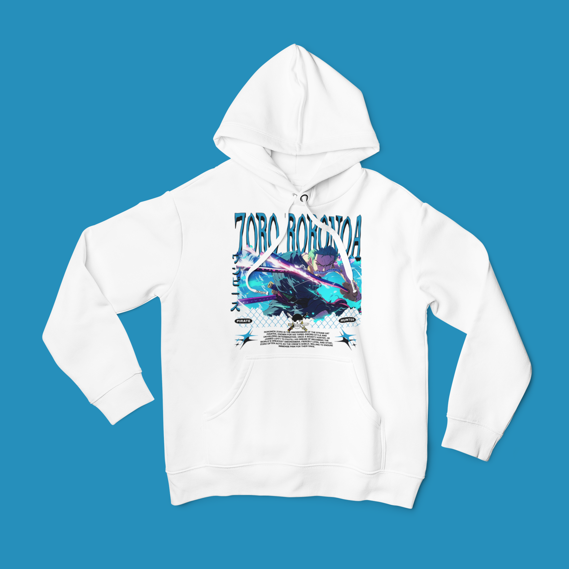 One Piece: Zoro Roronoa –  Anime T-Shirt / Hoodie / Sweater | Cool Anime Streetwear