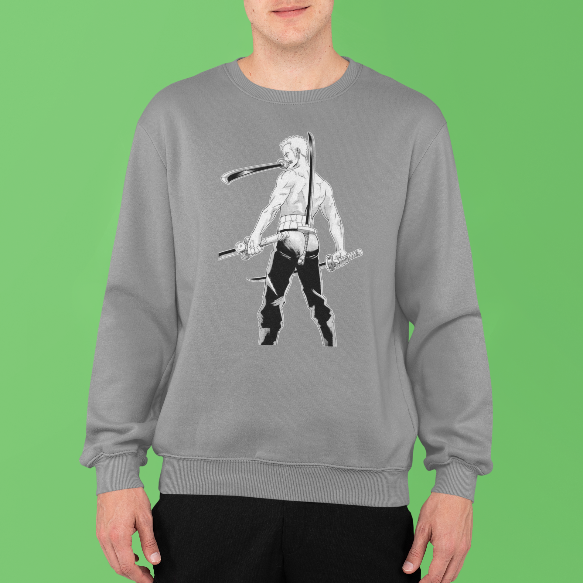 One Piece: Funny Zoro Roronoa –  Anime T-Shirt / Hoodie / Sweater | Cool Anime Streetwear