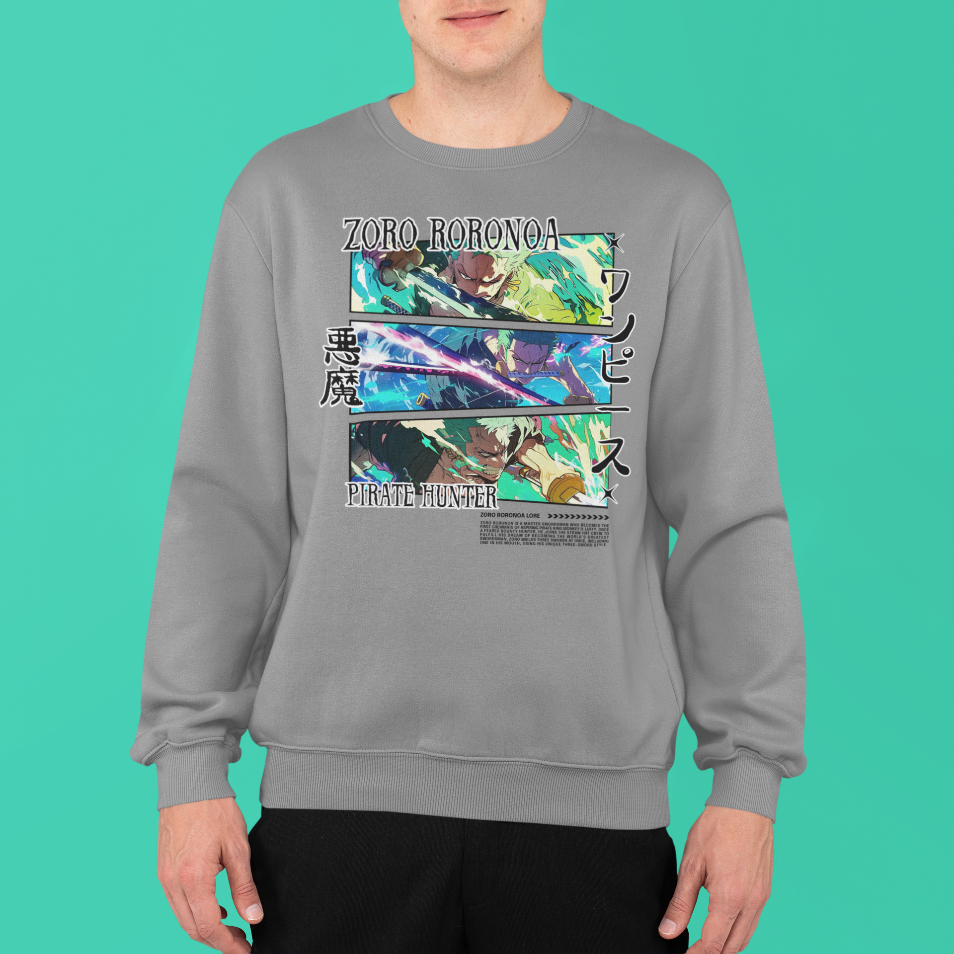 One Piece: Zoro Roronoa –  Anime T-Shirt / Hoodie / Sweater | Cool Anime Streetwear