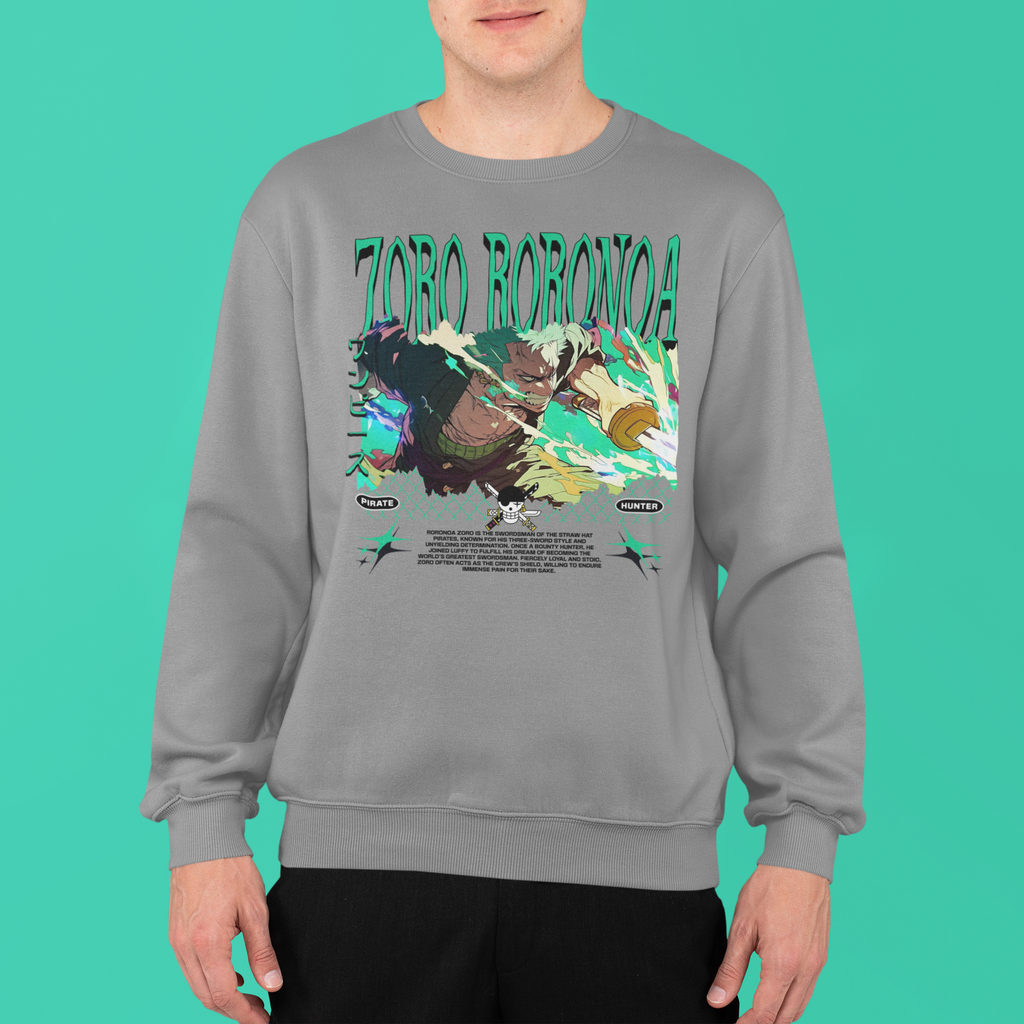 One Piece: Zoro Roronoa –  Anime T-Shirt / Hoodie / Sweater | Cool Anime Streetwear