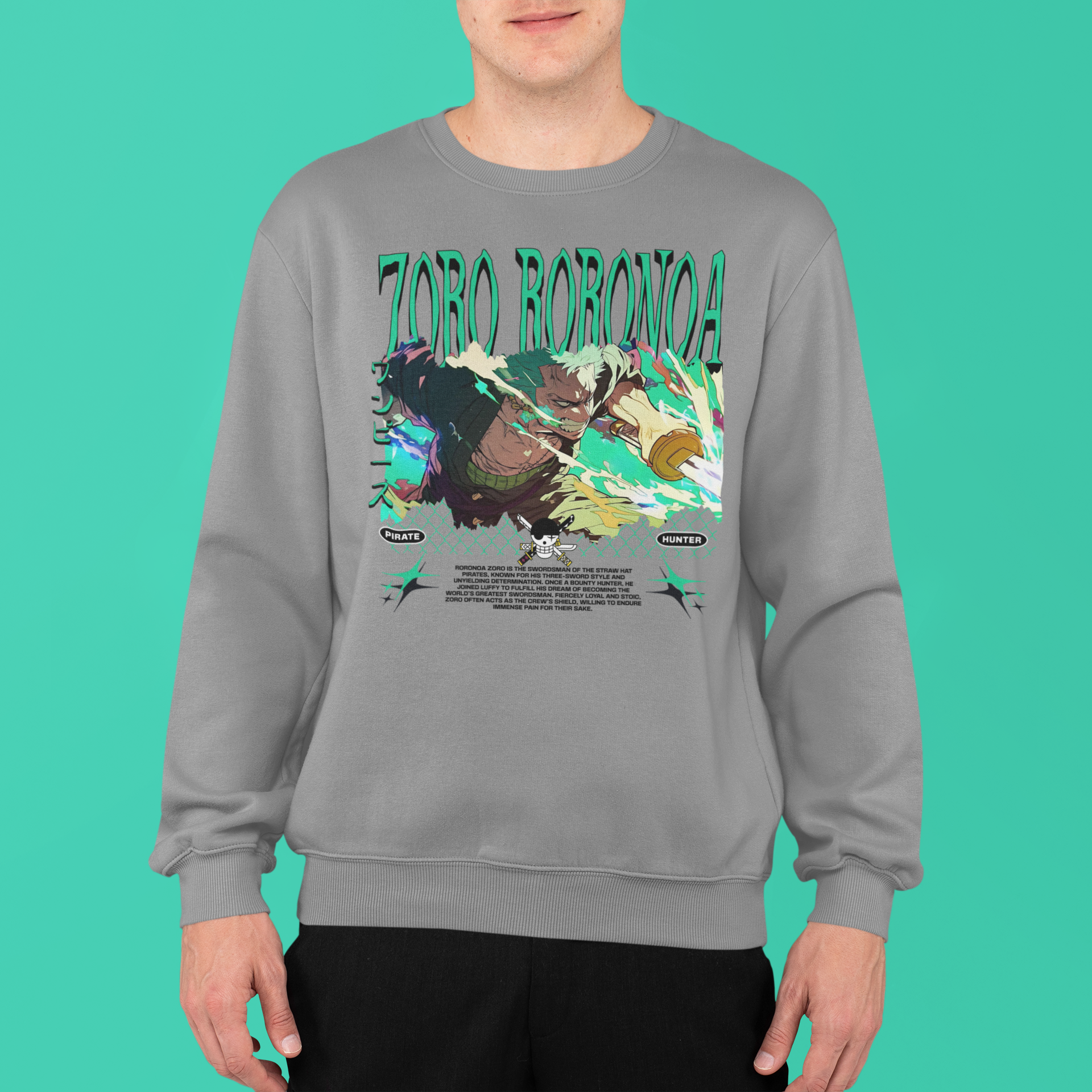 One Piece: Zoro Roronoa –  Anime T-Shirt / Hoodie / Sweater | Cool Anime Streetwear