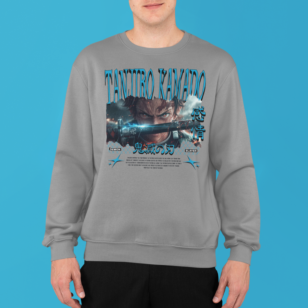 Demon Slayer: Tanjiro Kamado –  Anime T-Shirt / Hoodie / Sweater Front Graphic Tee | Tanjiro Streetwear