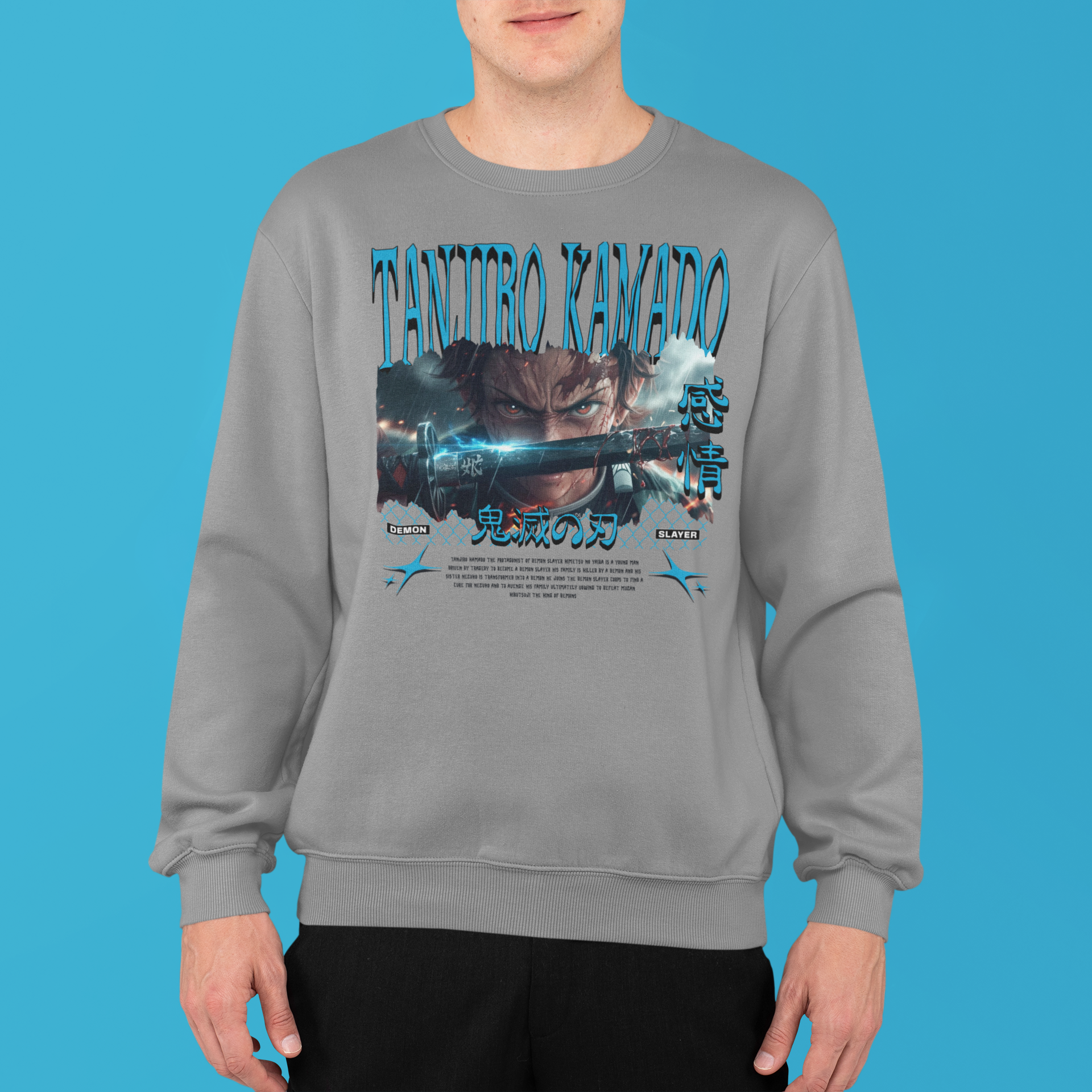 Demon Slayer: Tanjiro Kamado –  Anime T-Shirt / Hoodie / Sweater Front Graphic Tee | Tanjiro Streetwear