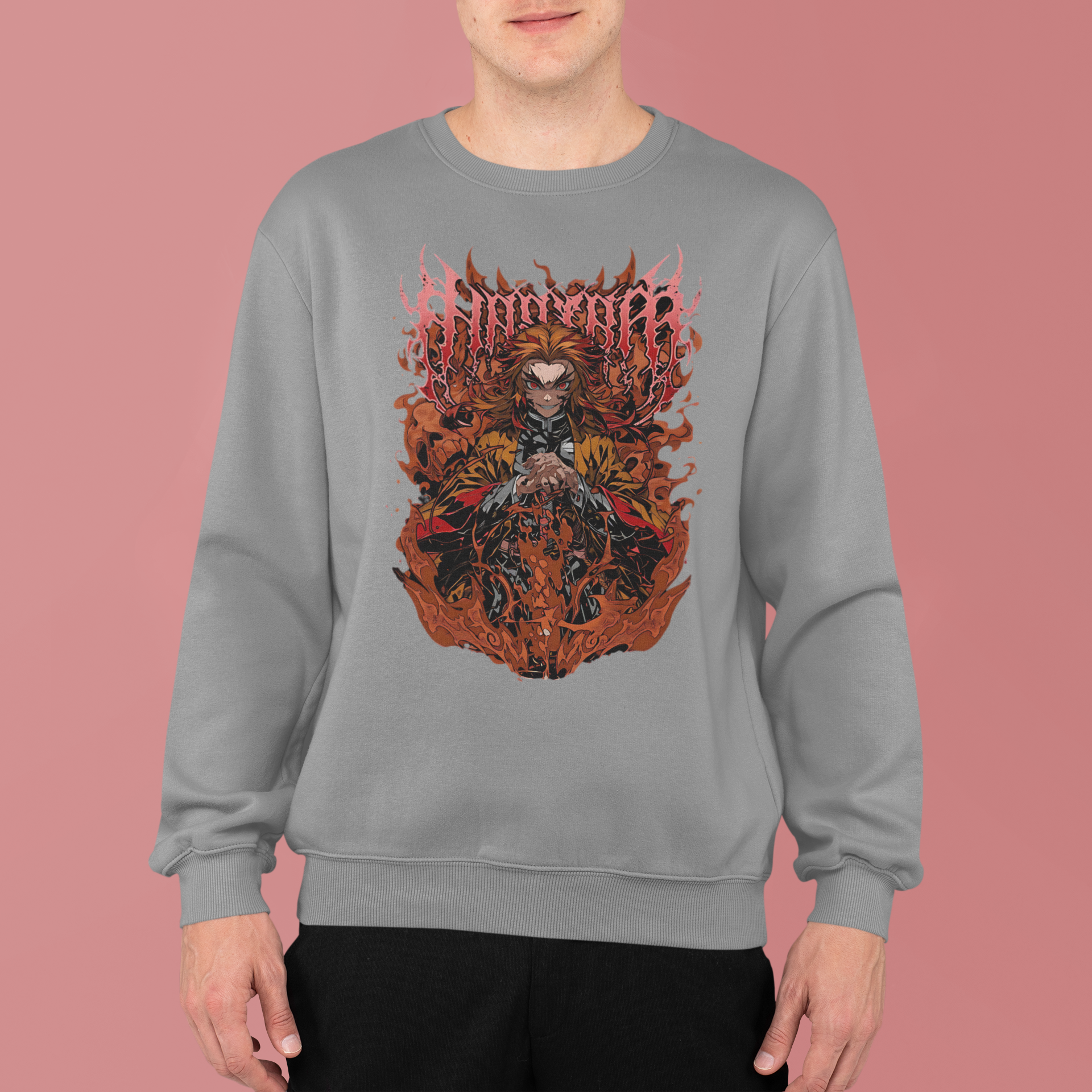 Demon Slayer: Kyojuro Rengoku –  Anime T-Shirt / Hoodie / Sweater | Cool Anime Streetwear