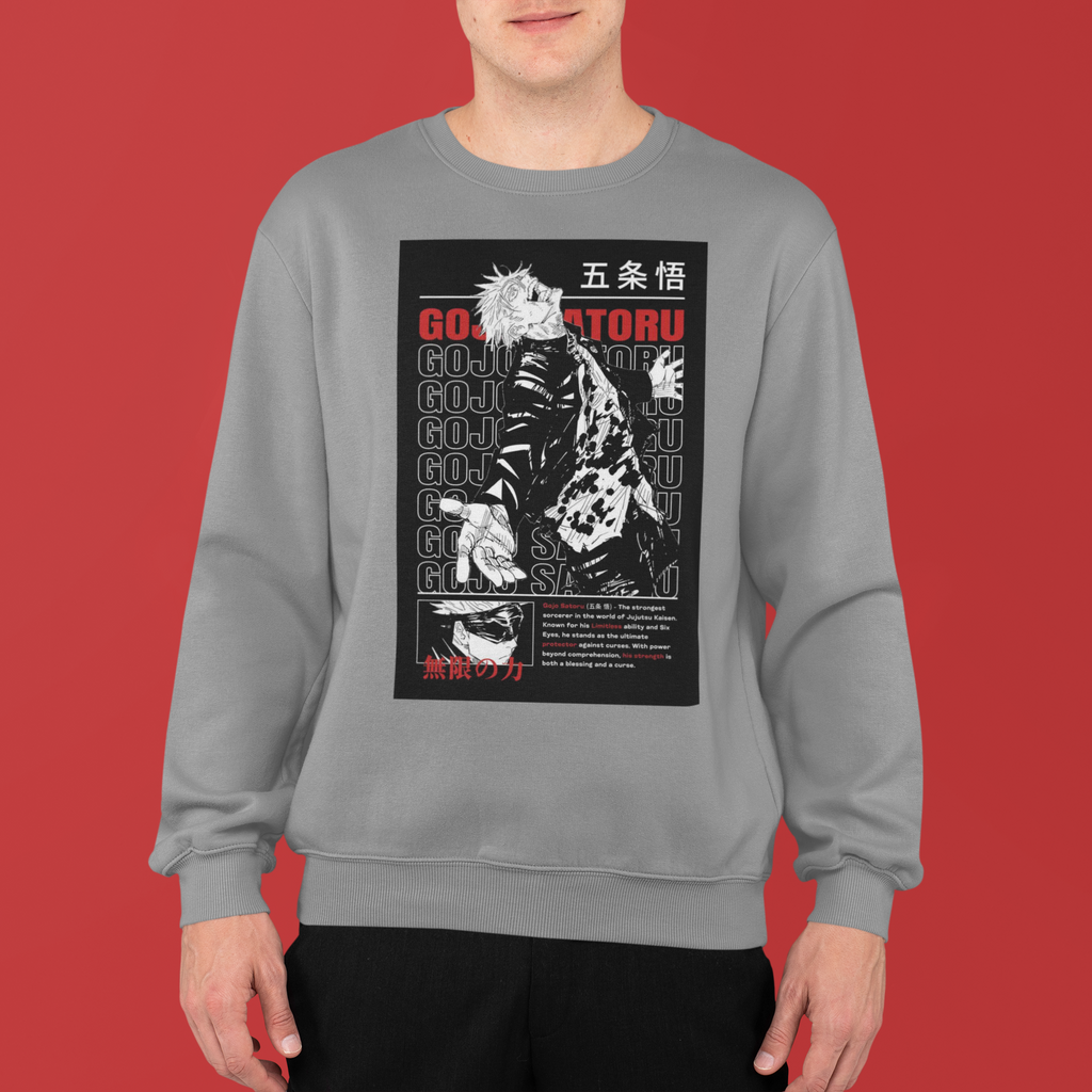 Jujutsu Kaisen: Satoru Gojo –  Anime T-Shirt / Hoodie / Sweater Graphic Tee | Anime Streetwear