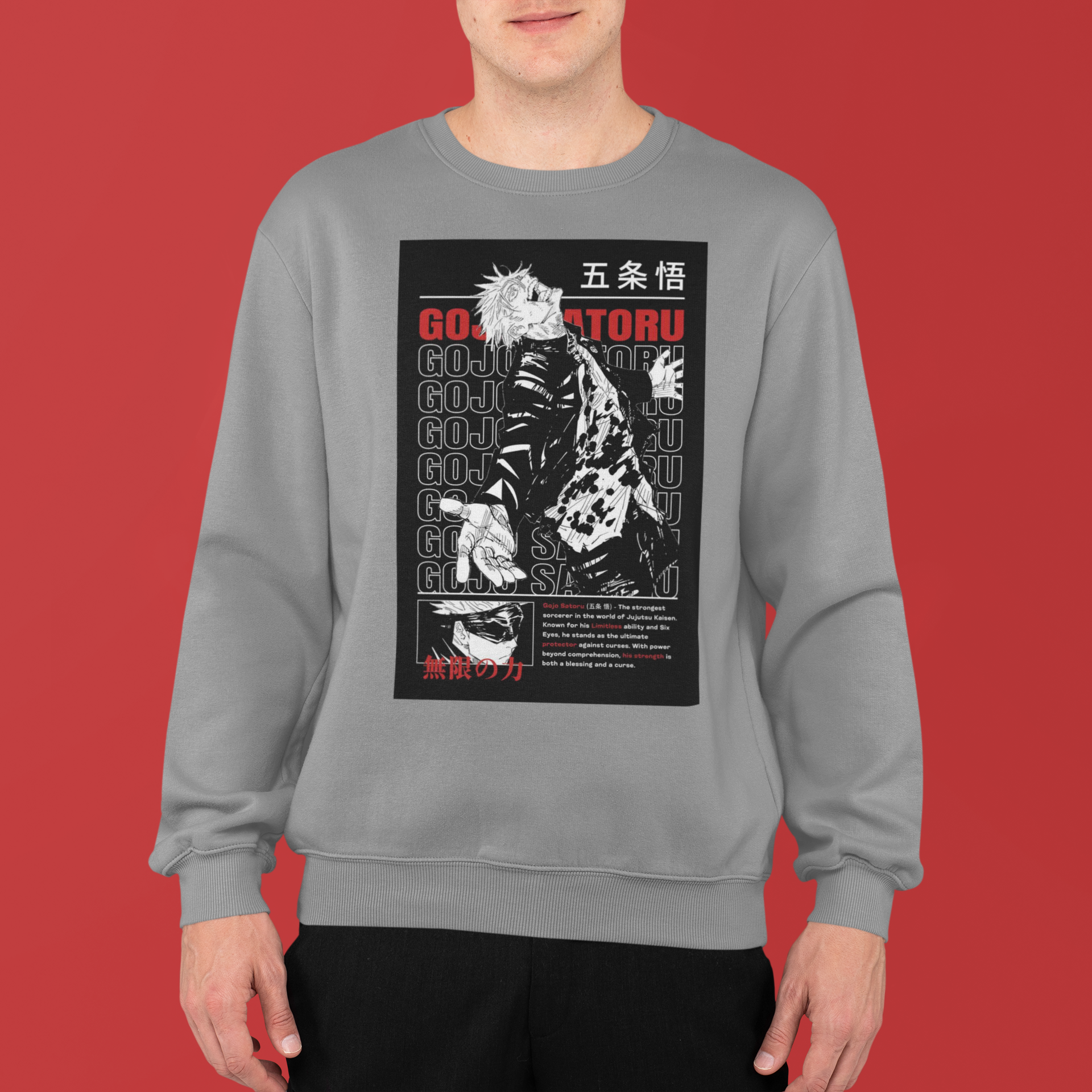 Jujutsu Kaisen: Satoru Gojo –  Anime T-Shirt / Hoodie / Sweater Graphic Tee | Anime Streetwear
