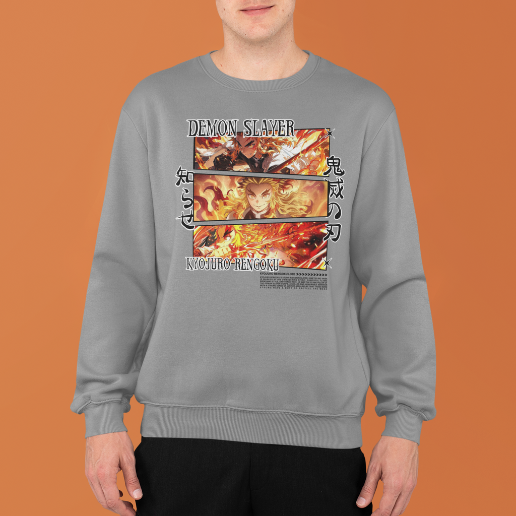 Demon Slayer: Kyojuro Rengoku –  Anime T-Shirt / Hoodie / Sweater | Cool Anime Streetwear