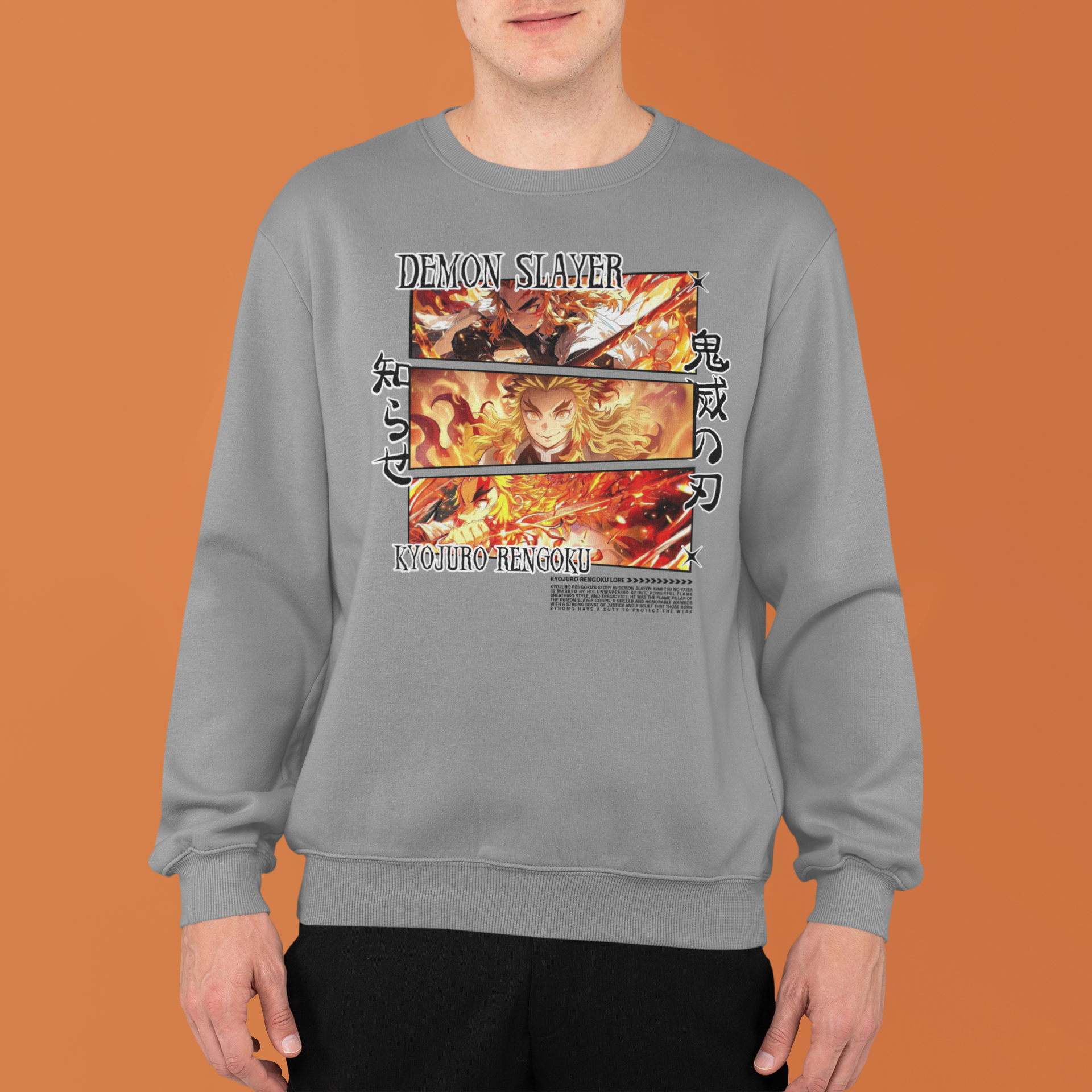 Demon Slayer: Kyojuro Rengoku –  Anime T-Shirt / Hoodie / Sweater | Cool Anime Streetwear