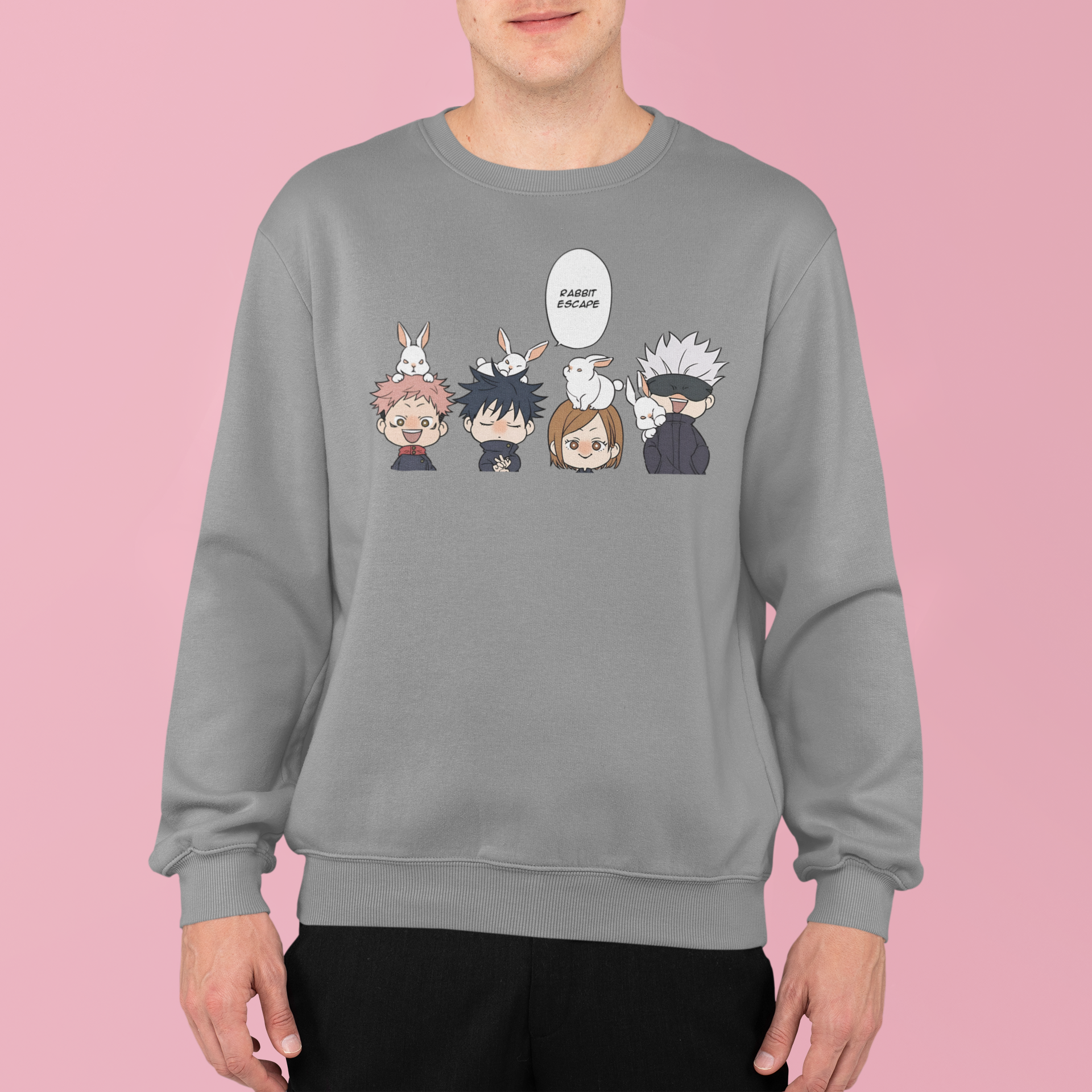 Jujutsu Kaisen Chibi: CUSTOM text –  T-Shirt / Hoodie / Sweater | Cute Anime Streetwear