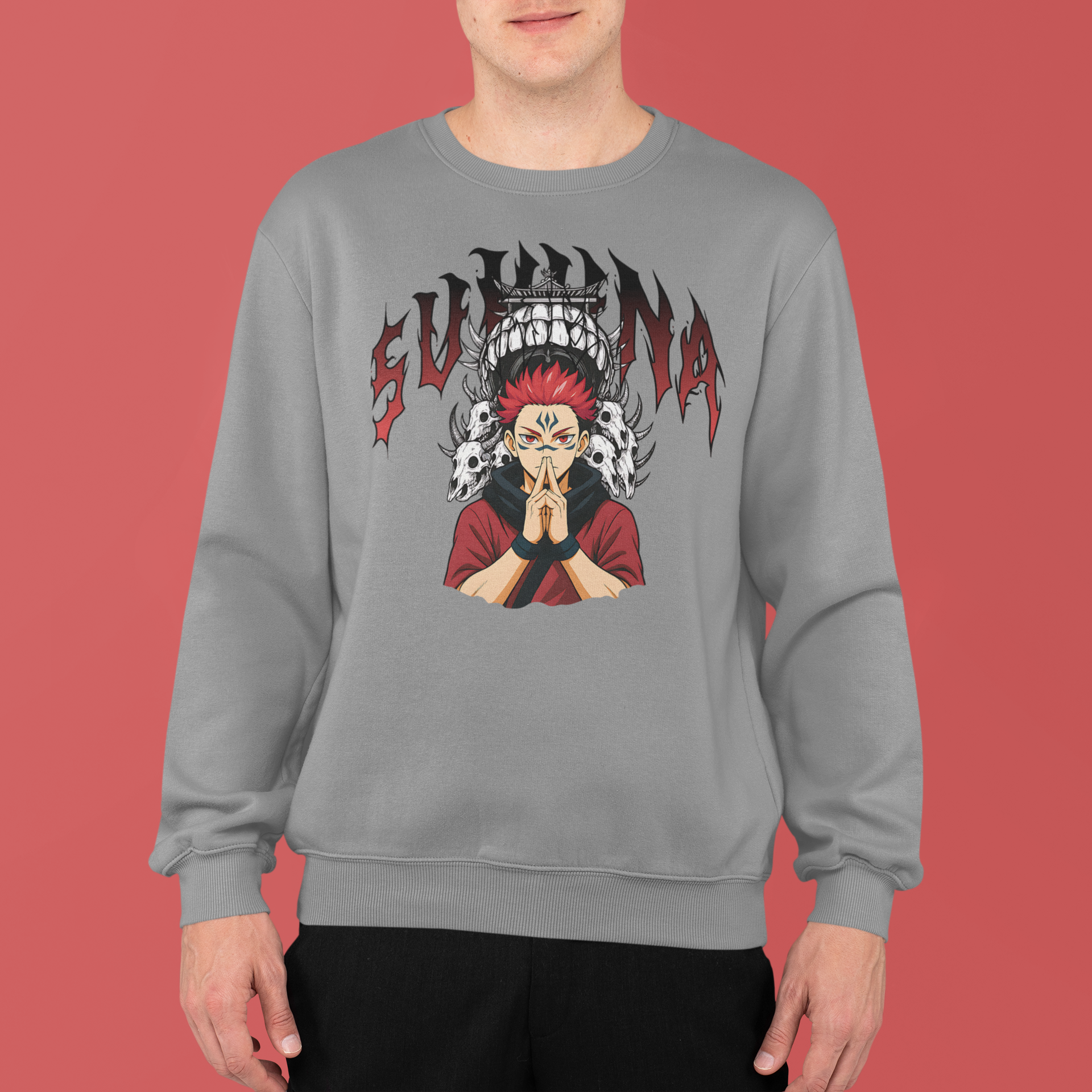 Jujutsu Kaisen: Sukuna –  Anime T-Shirt / Hoodie / Sweater Front & Back Graphic Tee | King of Curses Streetwear