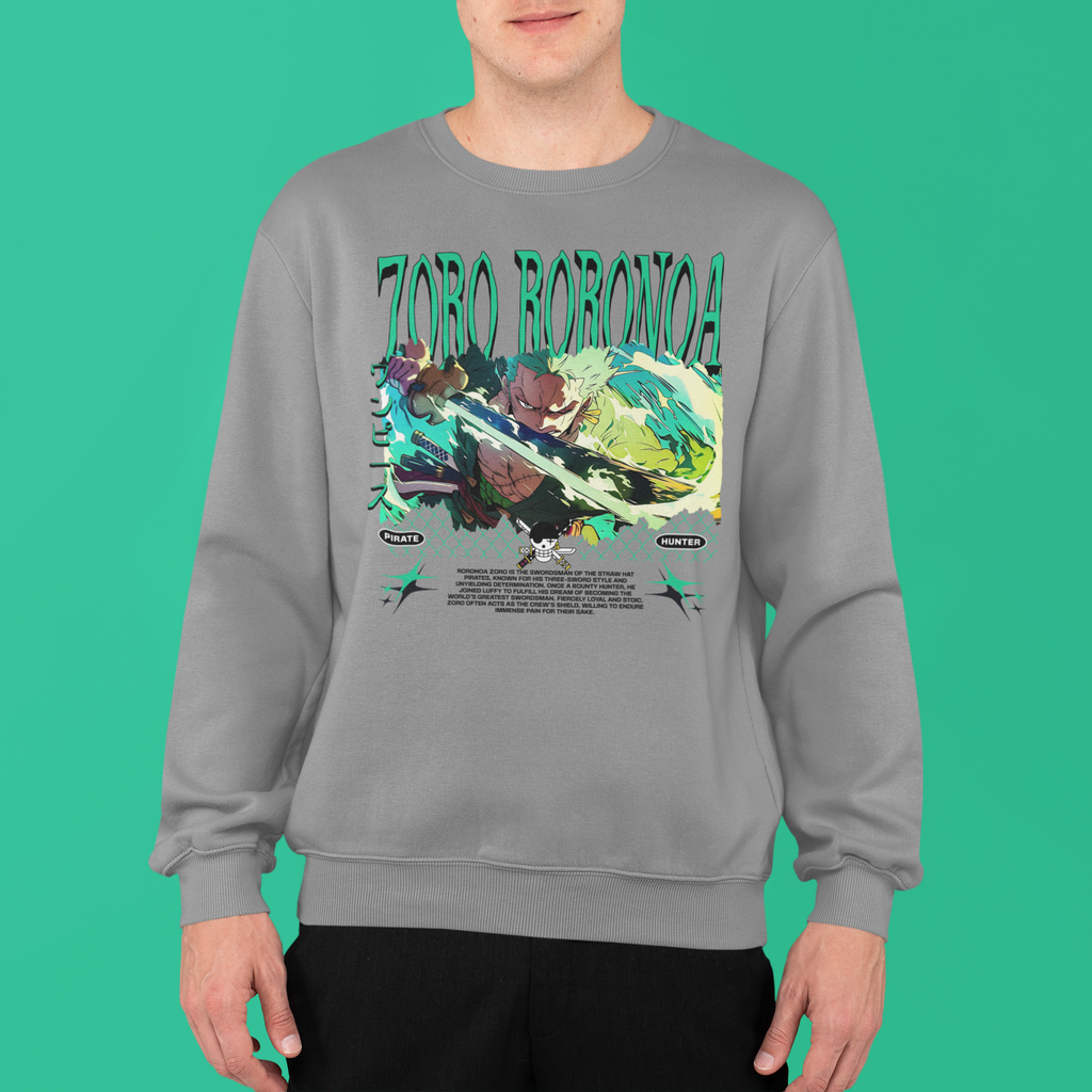 One Piece: Zoro Roronoa –  Anime T-Shirt / Hoodie / Sweater | Cool Anime Streetwear