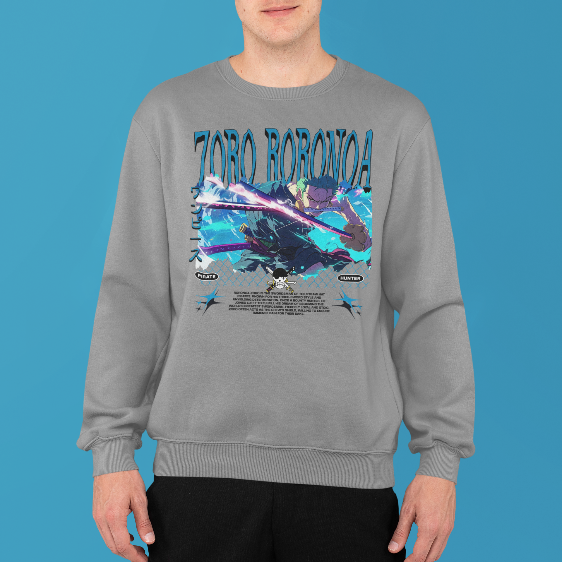 One Piece: Zoro Roronoa –  Anime T-Shirt / Hoodie / Sweater | Cool Anime Streetwear