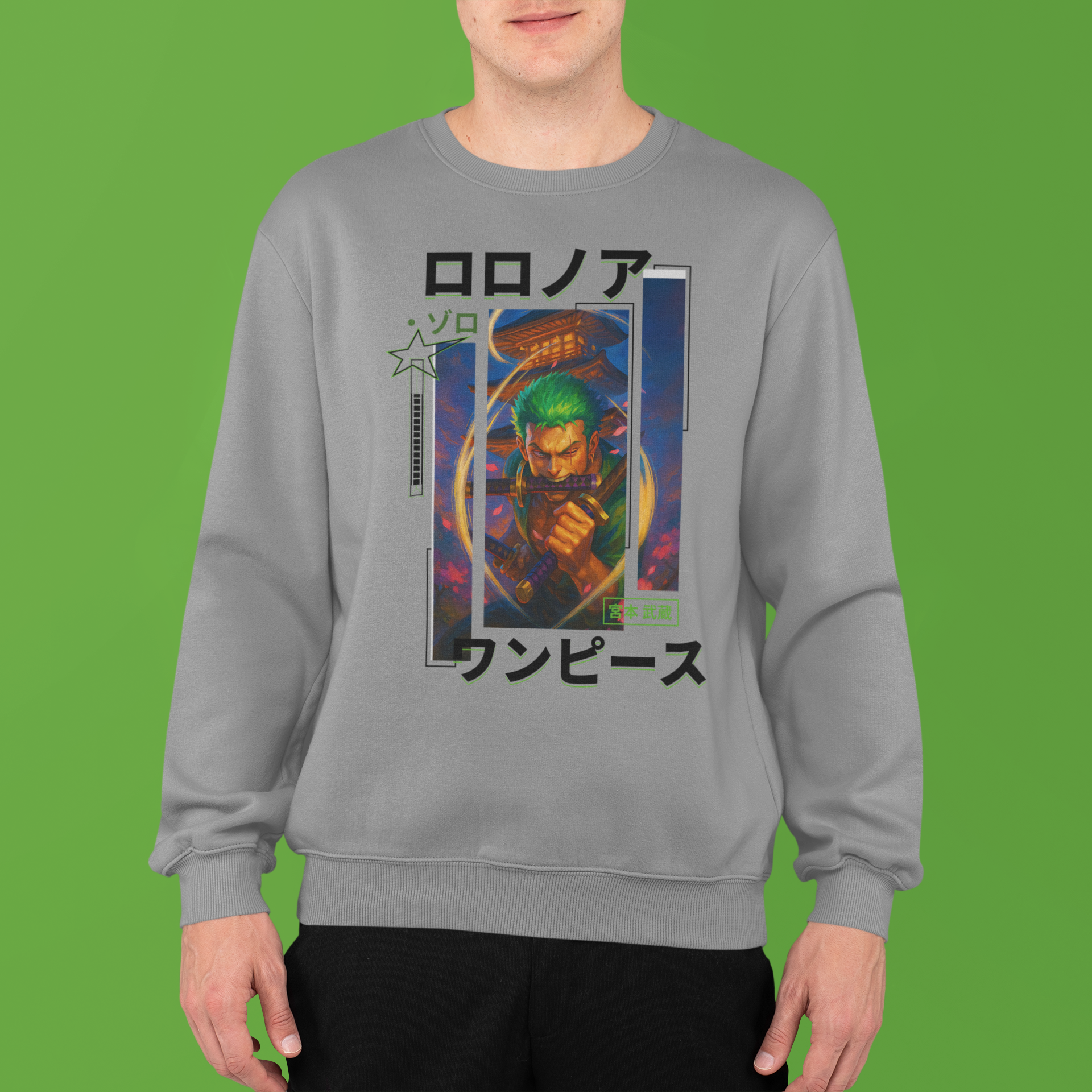 One Piece: Zoro Roronoa –  Anime T-Shirt / Hoodie / Sweater | Cool Anime Streetwear
