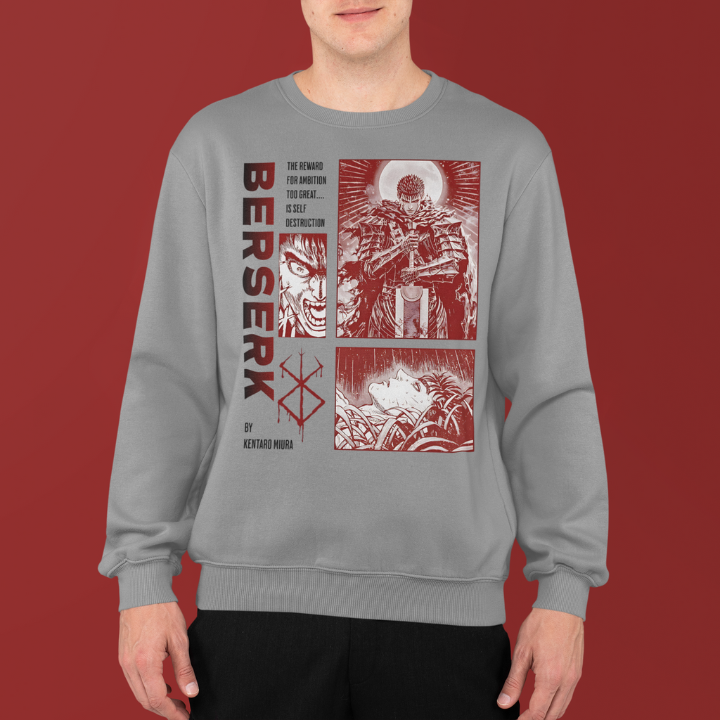 Berserk: Guts –  Anime T-Shirt / Hoodie / Sweater | Cool Anime Streetwear