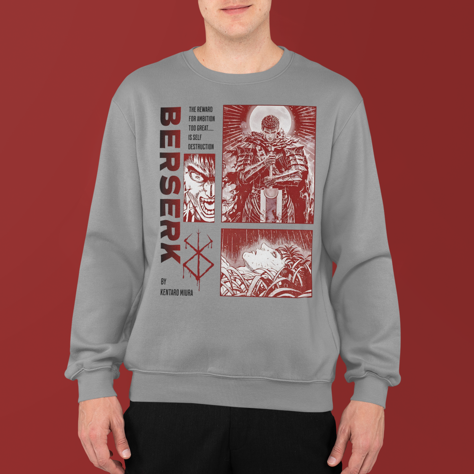 Berserk: Guts –  Anime T-Shirt / Hoodie / Sweater | Cool Anime Streetwear