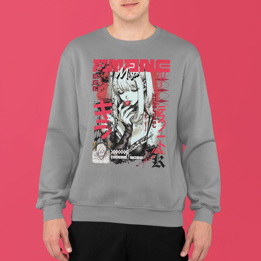 Death Note: Misa Amane – Front and Back Anime y2k T-Shirt / Hoodie / Sweater | Cool Anime Cyber Streetwear